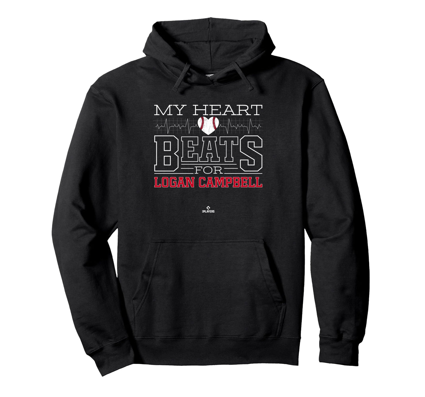 My Heart Beats Logan Campbell Prospect Hoodie - Custom Art Print Unisex - T-Shirt, Sweatshirt, Hoodie