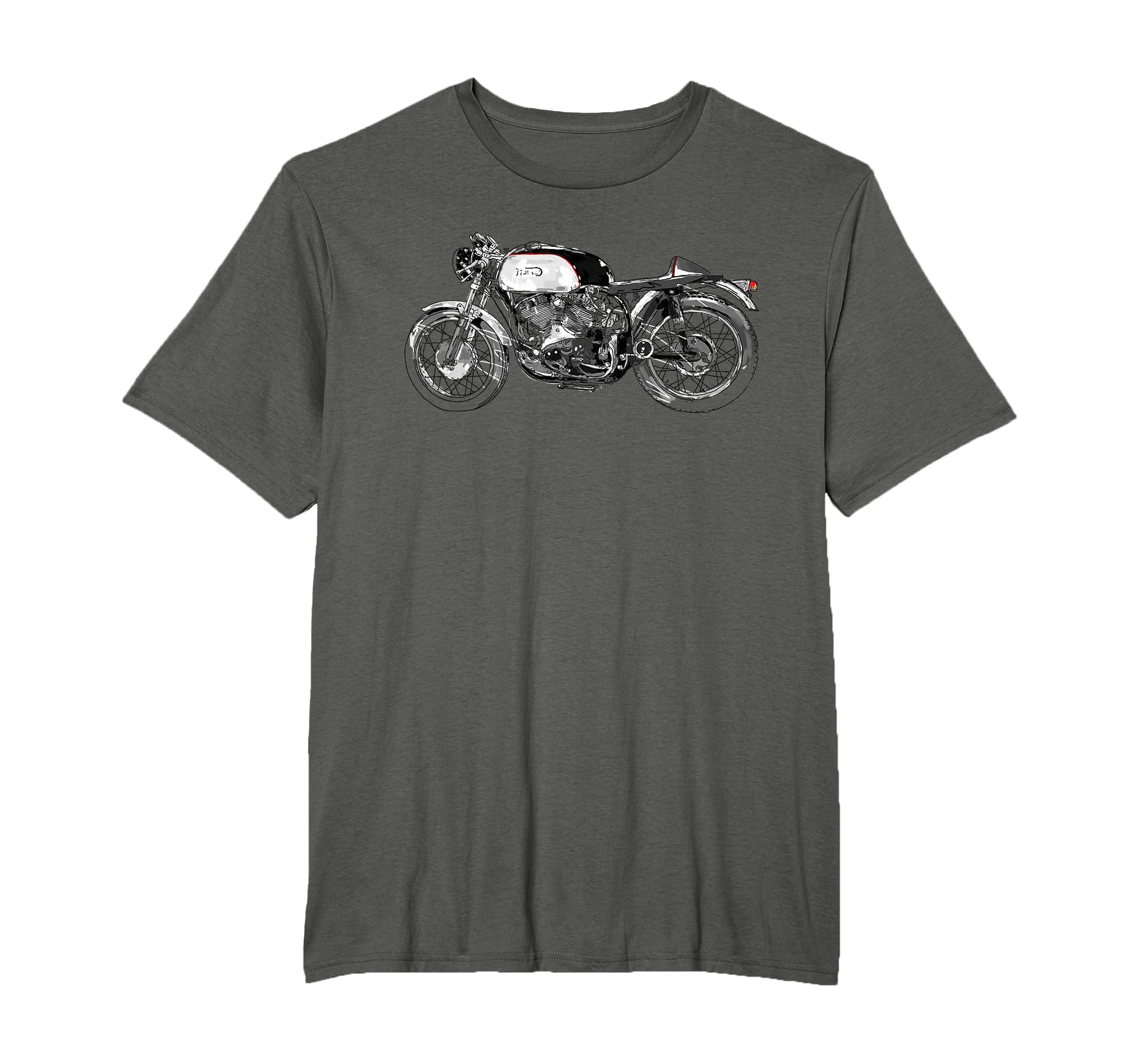 British Cafe Racer Motorcycle T-Shirt - Minimalist Print Unisex - T-Shirt, Sweatshirt, Hoodie
