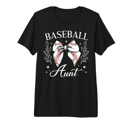 Baseball Aunt Baseball Player Aunt T-Shirt - Minimalist Print Men Women - T-Shirt, Sweatshirt, Hoodie