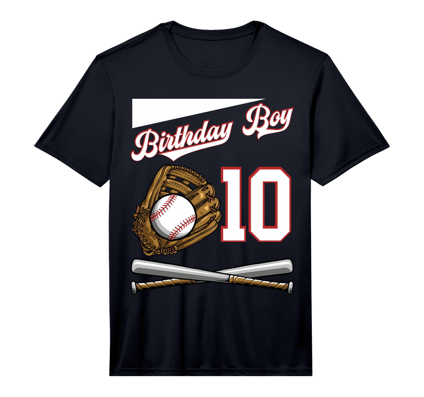 Birthday 10 Party Cake Baseball Field T-Shirt - Streetwear Style Men Women - T-Shirt, Sweatshirt, Hoodie