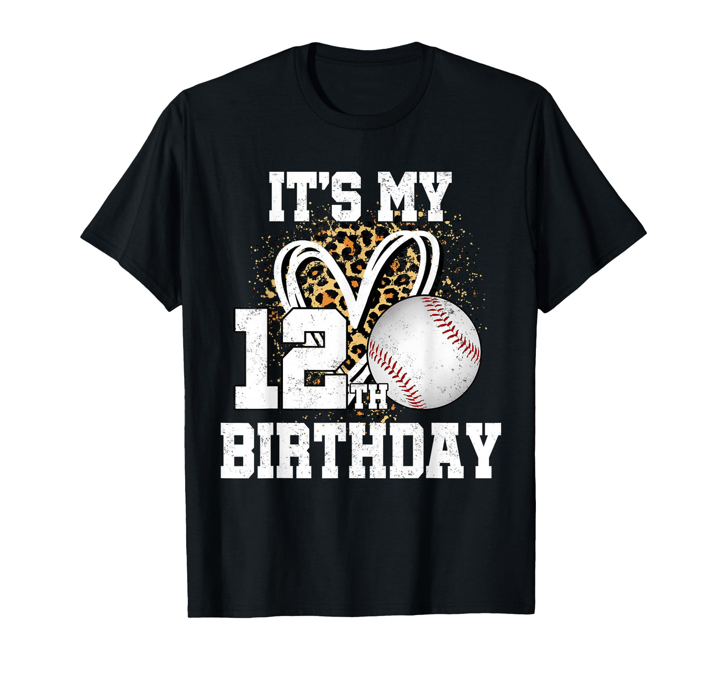 Its My 12Th Birthday Baseball 12 T-Shirt - Casual Everyday Wear for Adults - T-Shirt, Sweatshirt, Hoodie