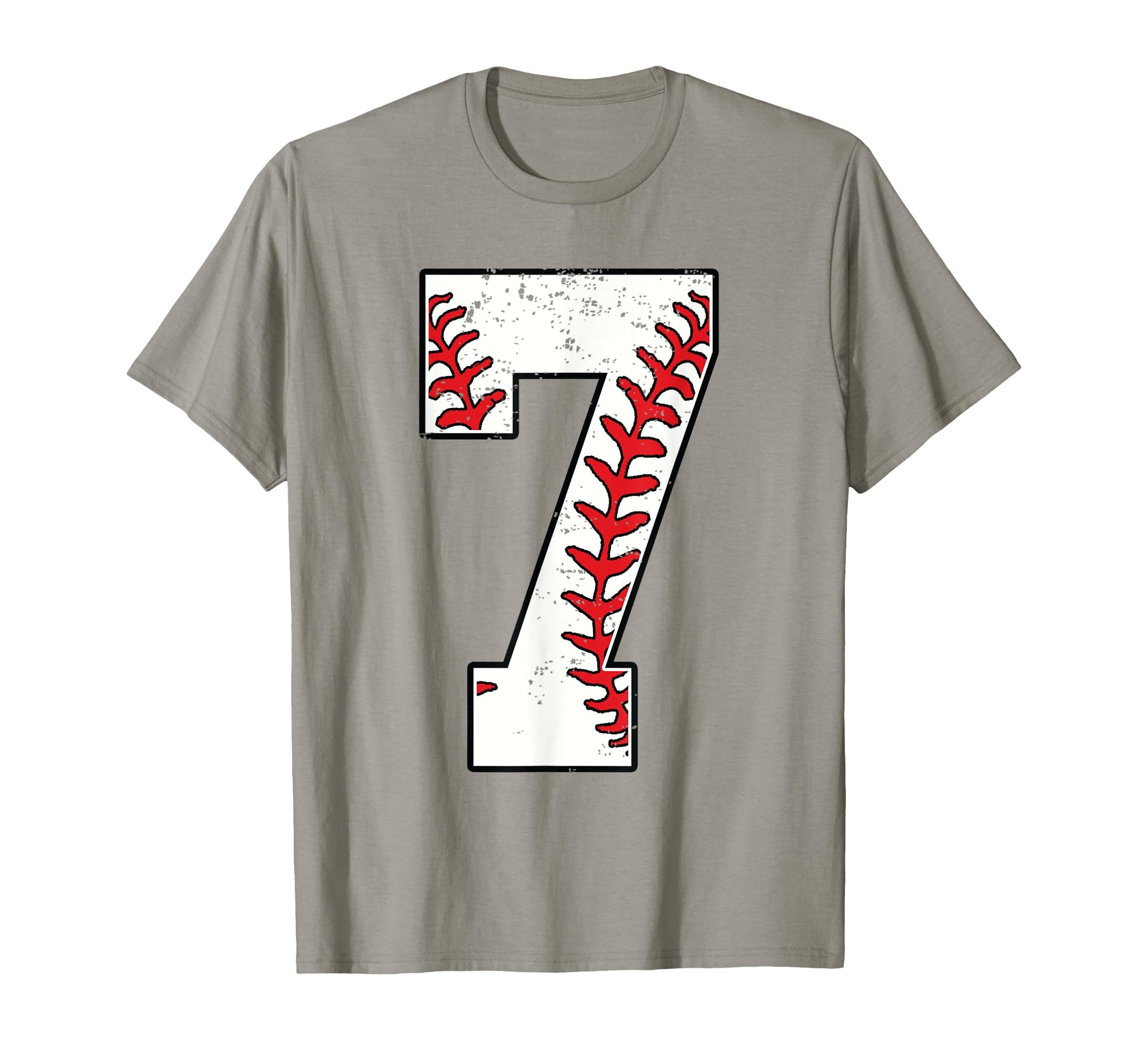 Number 7 Baseball 7 Jersey Number T-Shirt - Streetwear Style for Adults - T-Shirt, Sweatshirt, Hoodie