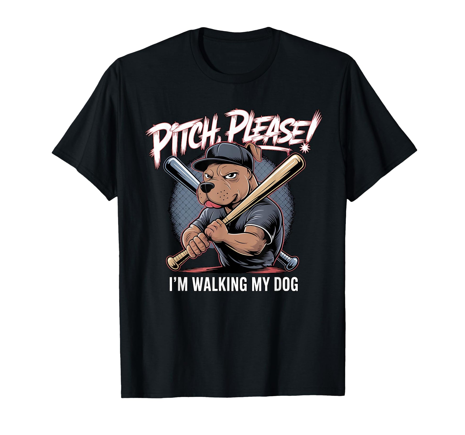 Pitch Please Im Walking My Dog Funny T-Shirt - Streetwear Style Men Women - T-Shirt, Sweatshirt, Hoodie