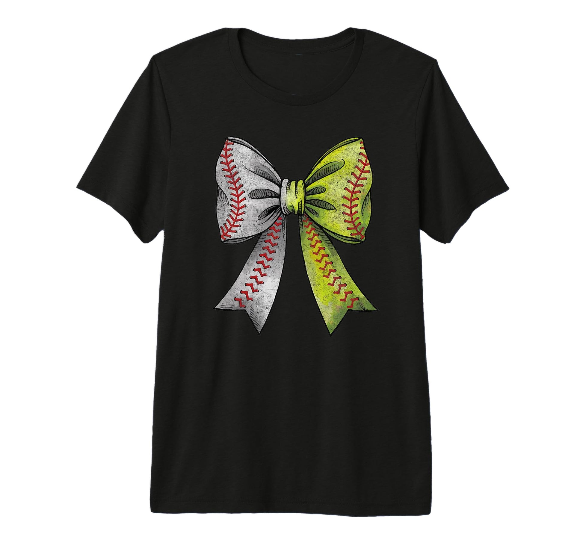 Baseball Softball Coquette Bow Game T-Shirt - Aesthetic Graphic for Adults - T-Shirt, Sweatshirt, Hoodie