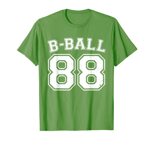 B Ball Basketball Player Number 88 T-Shirt - Unique Graphic for Adults - T-Shirt, Sweatshirt, Hoodie