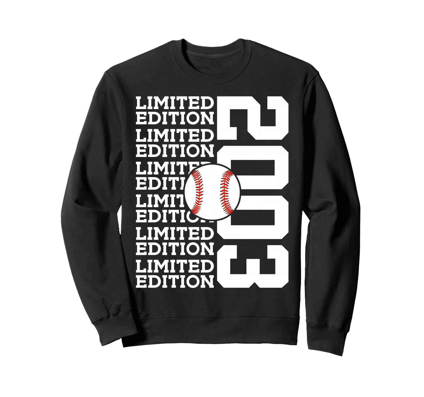 2003 Baseball 23Rd Birthday Sweatshirt - Minimalist Print for Adults - T-Shirt, Sweatshirt, Hoodie