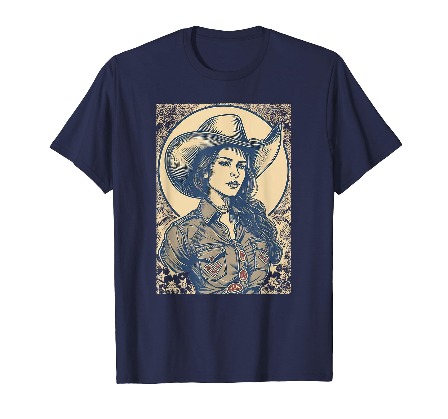 Cowgirl Cowboy Patriotic Cow And Farm T-Shirt - Casual Everyday Wear Unisex - T-Shirt, Sweatshirt, Hoodie
