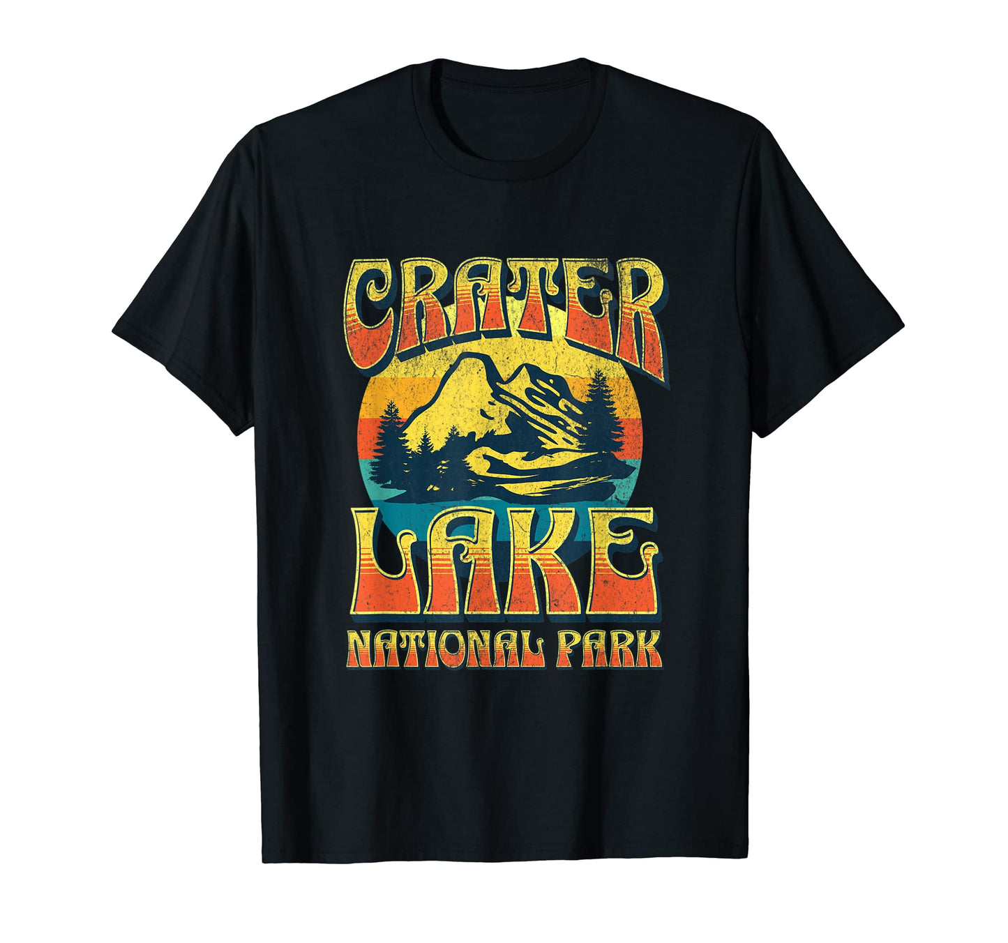 Crater Lake National Park Oregon Usa Hoodie - Minimalist Print Men Women - T-Shirt, Sweatshirt, Hoodie