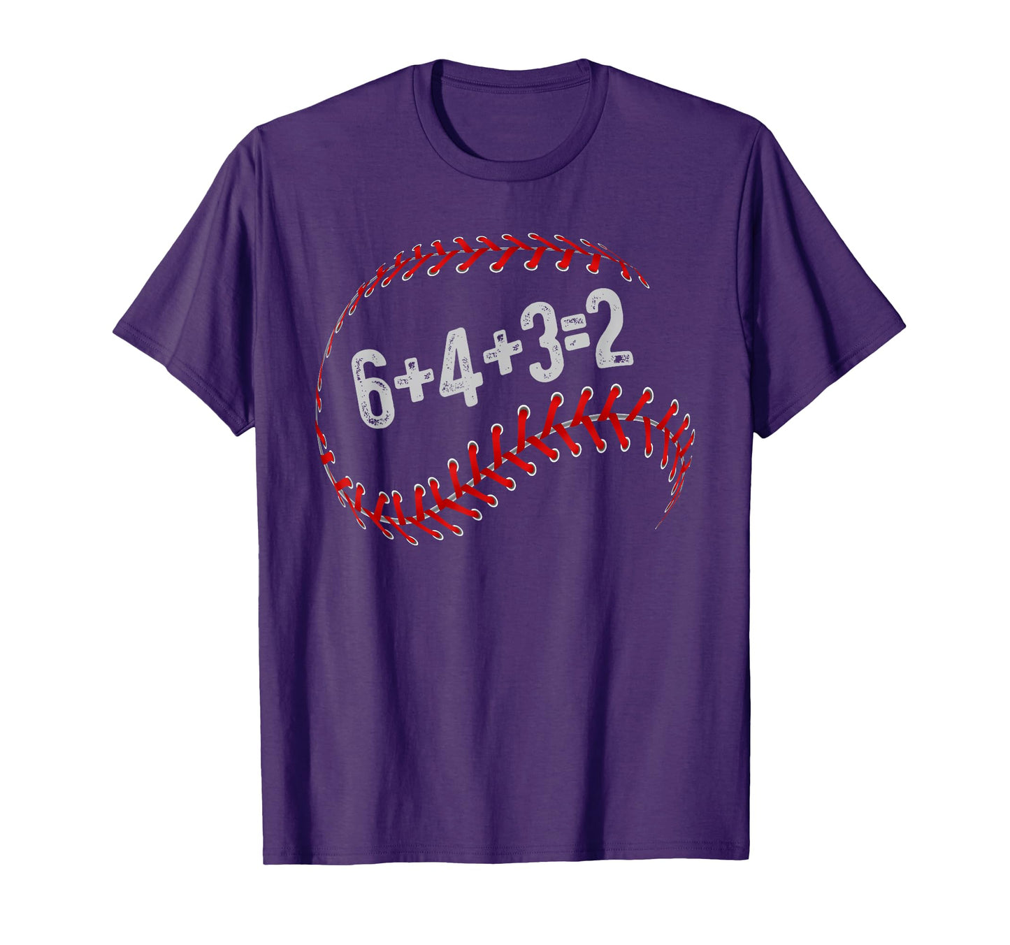 6 4 3 2 Double Play Baseball Player Fun T-Shirt - Trendy Graphic Unisex - T-Shirt, Sweatshirt, Hoodie