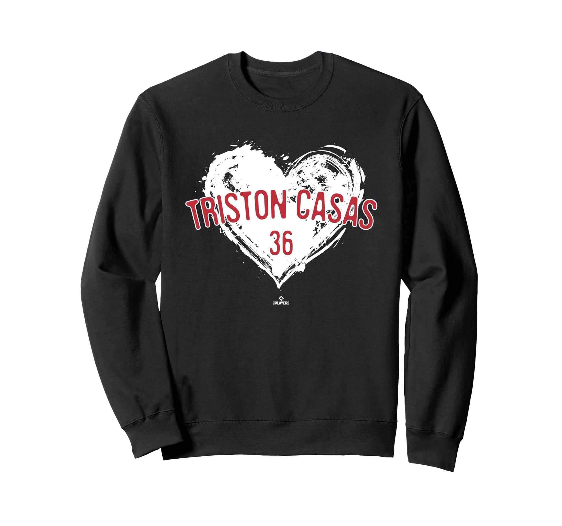 Distressed Heart Triston Casas Sweatshirt - Minimalist Print for Adults - T-Shirt, Sweatshirt, Hoodie