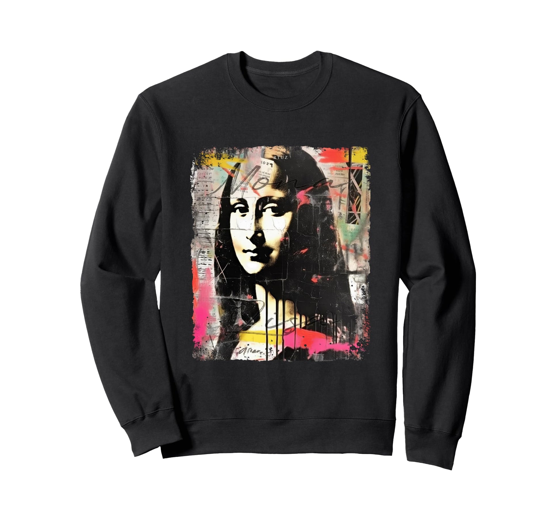 Mona Lisa Aesthetic Y2K Sweatshirt - Casual Everyday Wear Men Women - T-Shirt, Sweatshirt, Hoodie