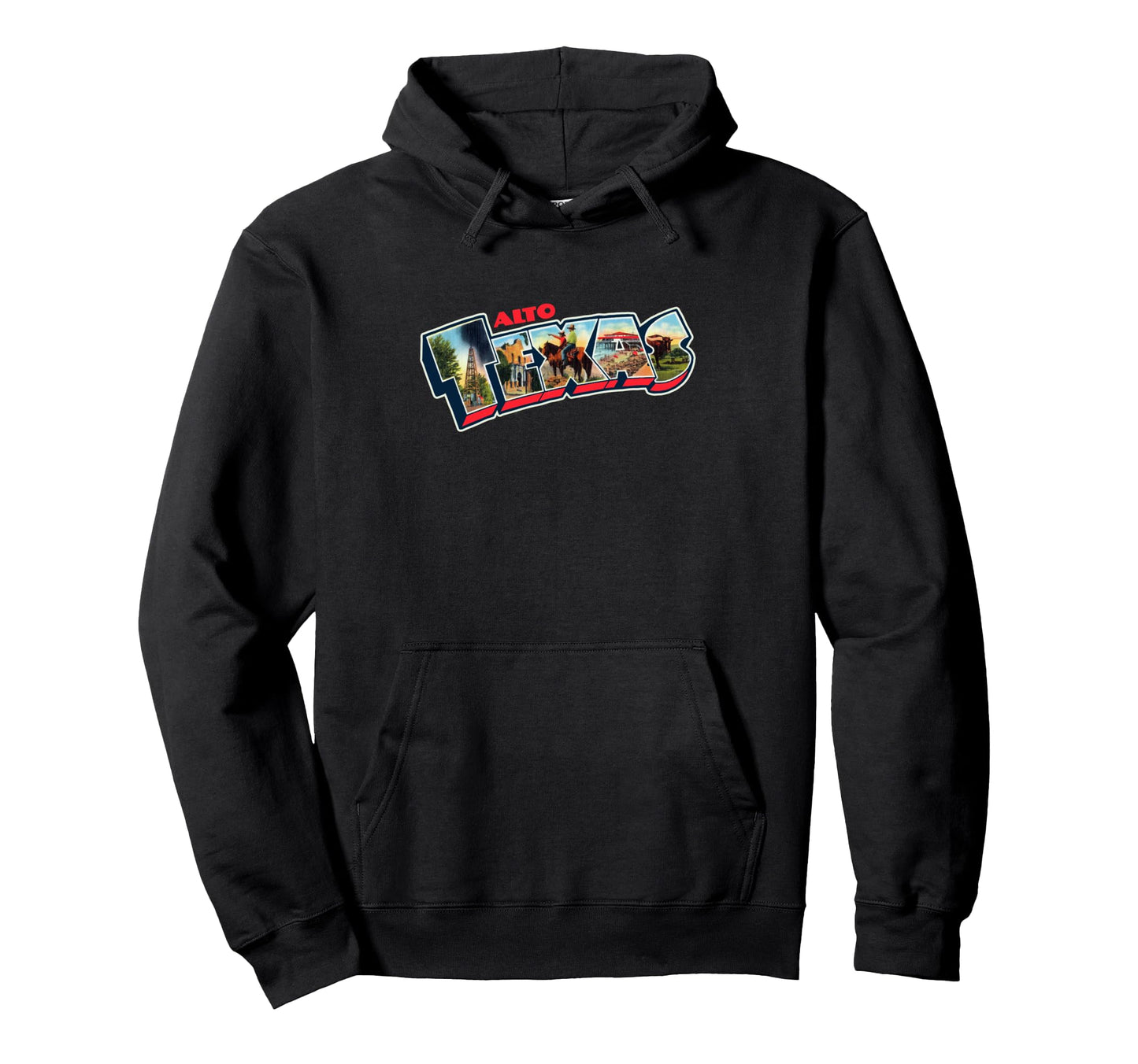 Alto Texas Postcard Tpa Travel Hoodie - Casual Everyday Wear for Adults - T-Shirt, Sweatshirt, Hoodie