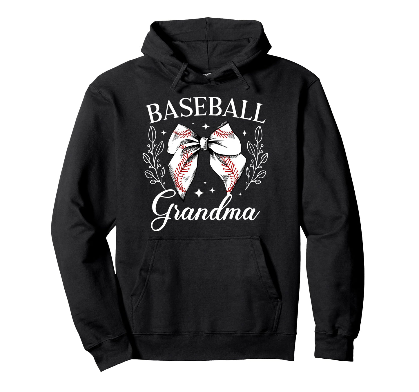 Baseball Grandma Baseball Player Hoodie - Minimalist Print Men Women - T-Shirt, Sweatshirt, Hoodie