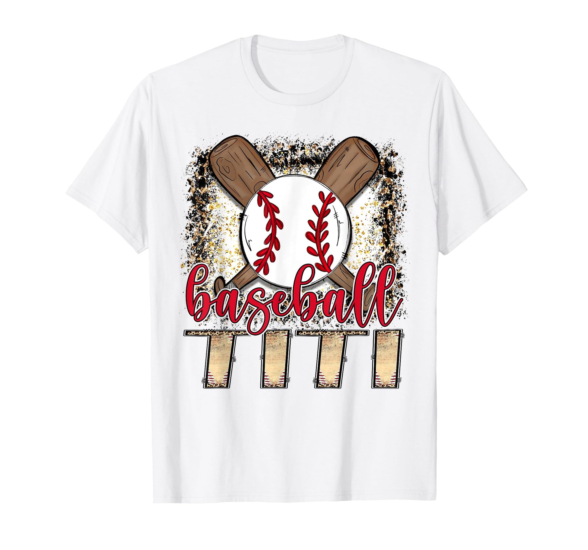 Baseball Titi Leopard Proud Ball T-Shirt - Minimalist Print for Adults - T-Shirt, Sweatshirt, Hoodie