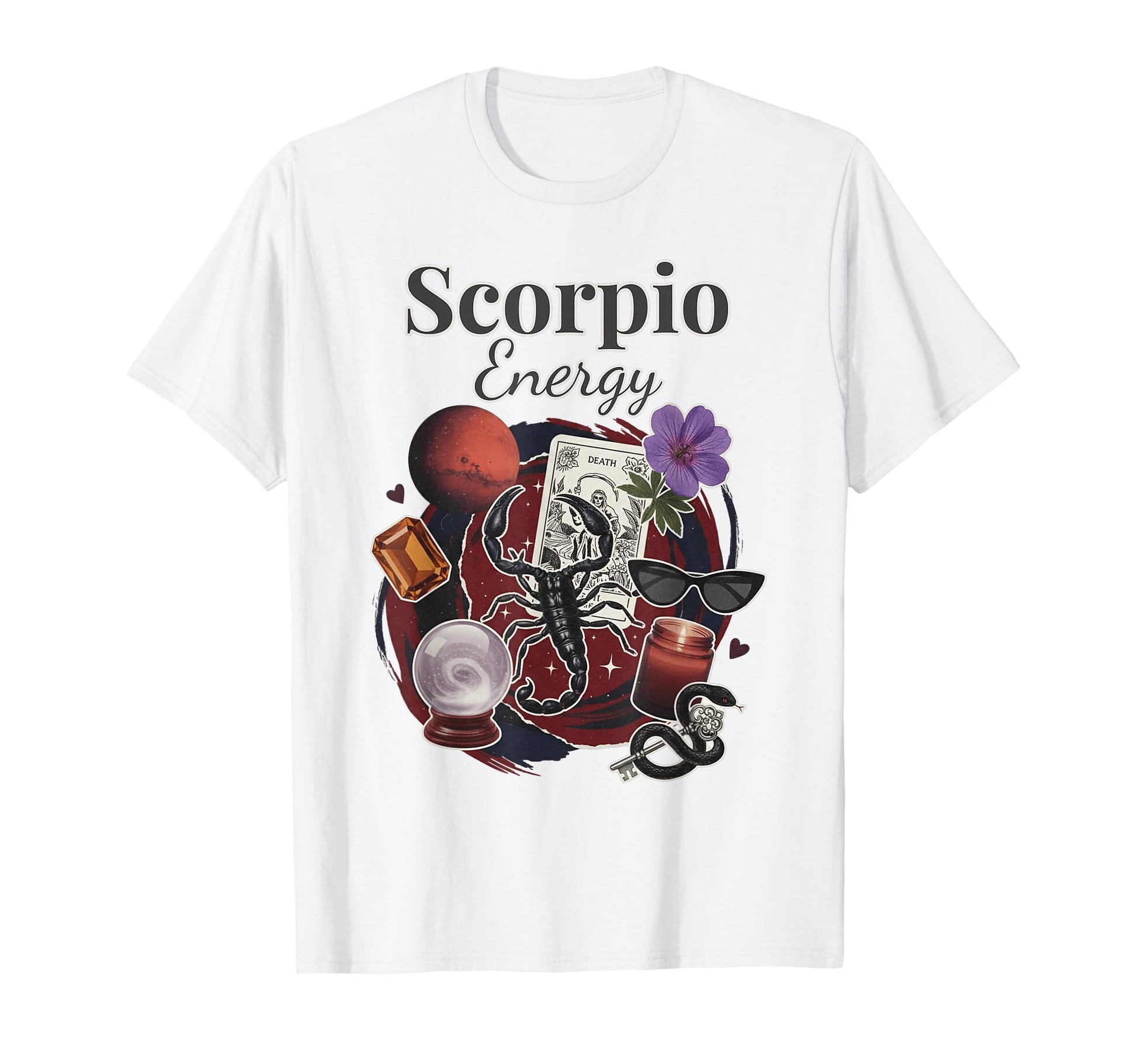 Scorpio Energy Zodiac Birthday Y2K T-Shirt - Streetwear Style for Adults - T-Shirt, Sweatshirt, Hoodie
