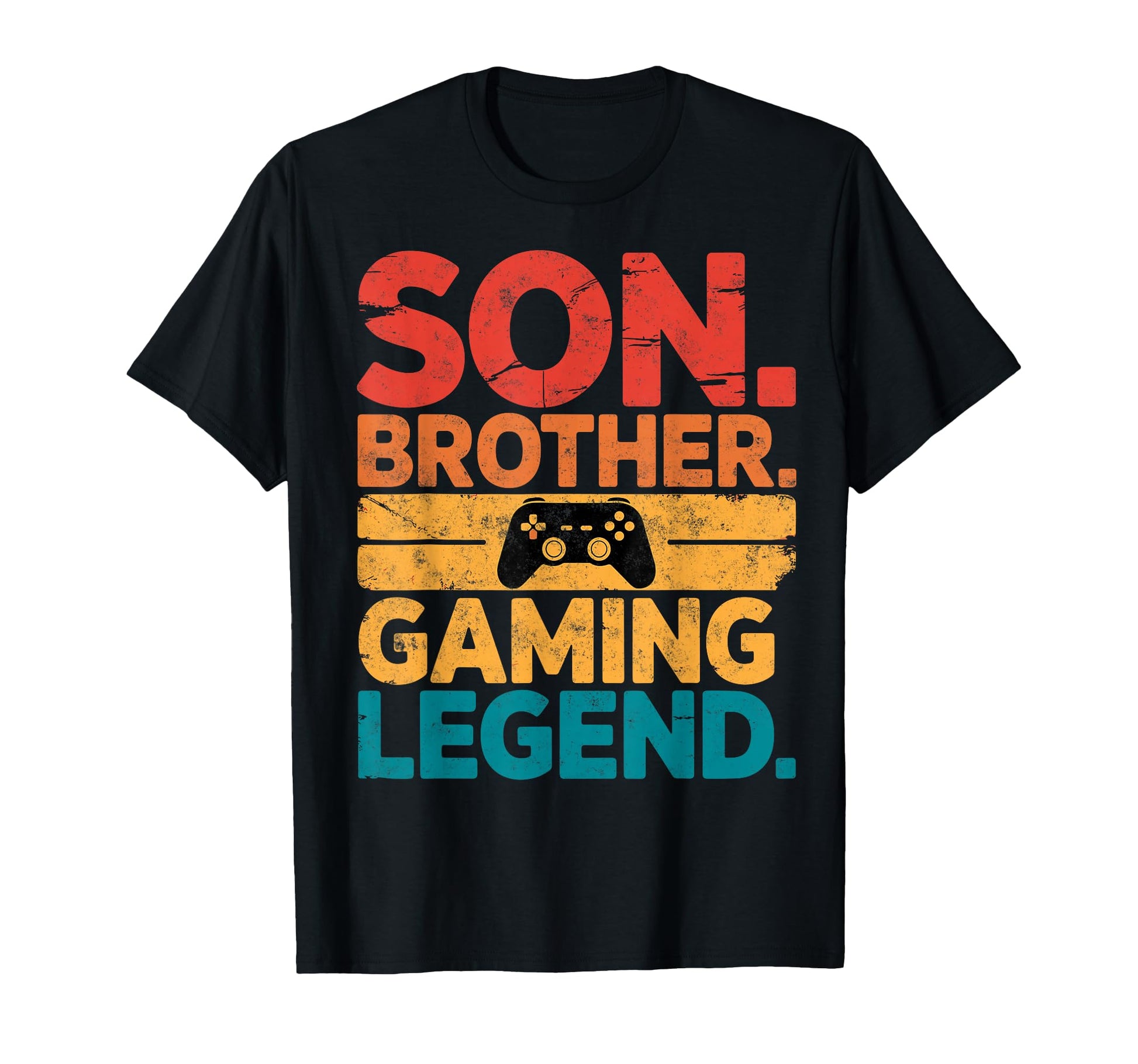 Son Brother Gamer Legend Video Game Gaming T-Shirt - Unique Graphic Unisex - T-Shirt, Sweatshirt, Hoodie