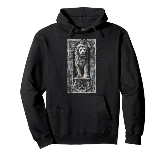 Aesthetic Streetwear Lion Hoodie - Casual Everyday Wear Men Women - T-Shirt, Sweatshirt, Hoodie