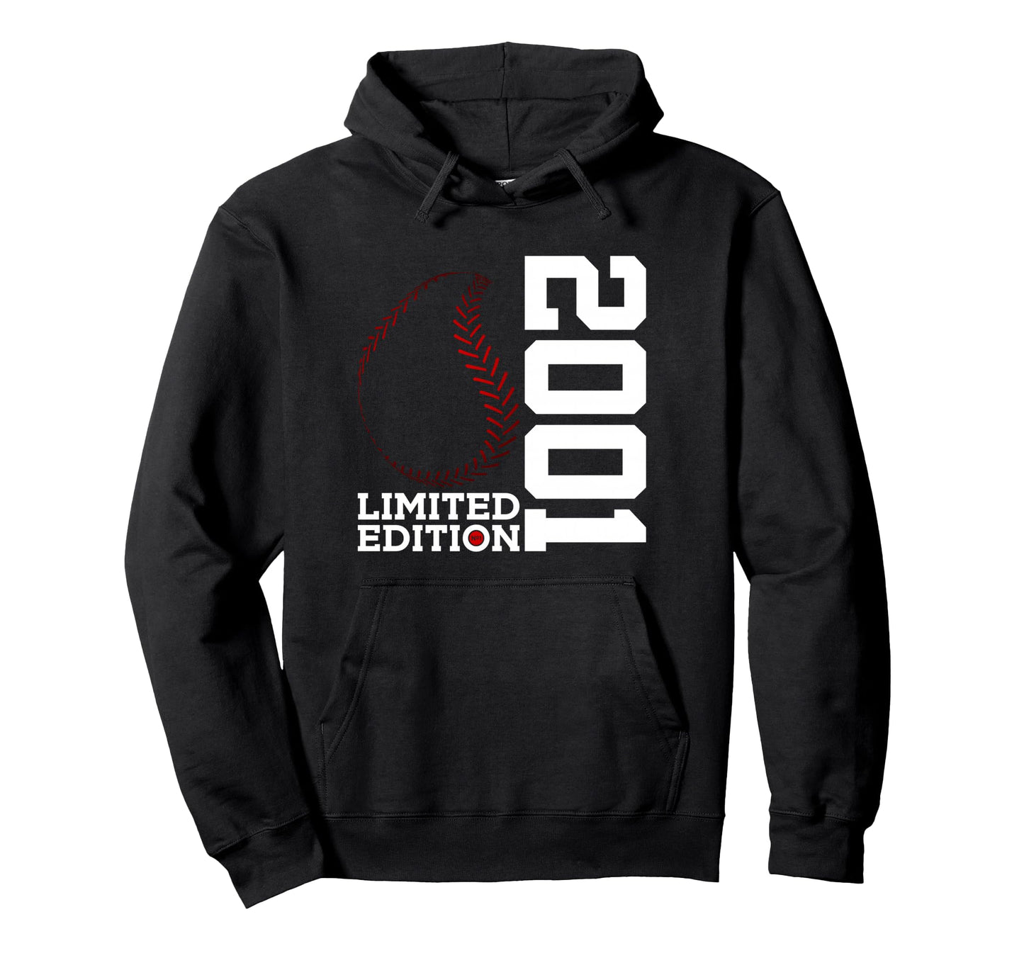 25Th Birthday Baseball 2001 Hoodie - Custom Art Print Unisex - T-Shirt, Sweatshirt, Hoodie