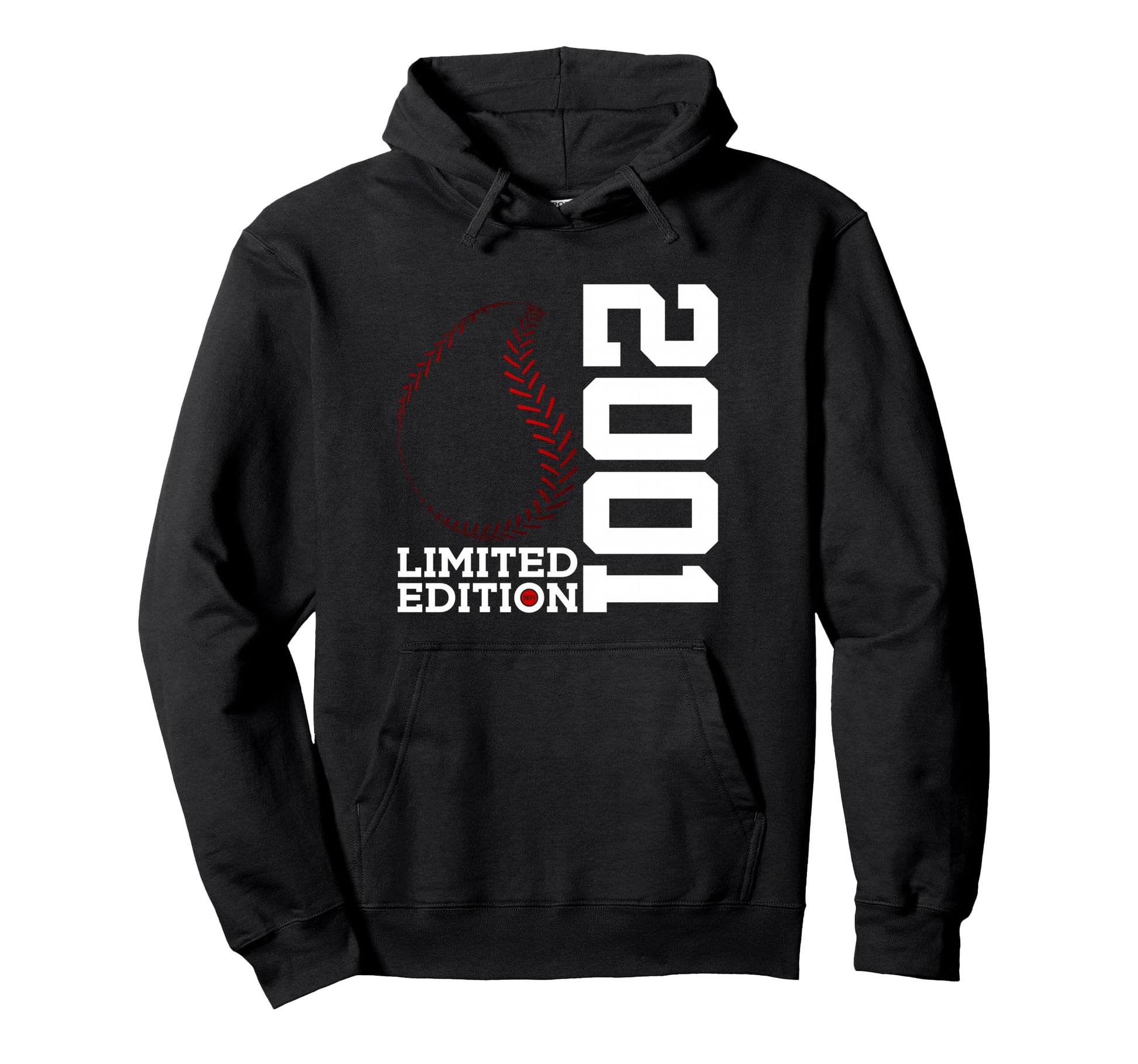 25Th Birthday Baseball 2001 Hoodie - Custom Art Print Unisex - T-Shirt, Sweatshirt, Hoodie