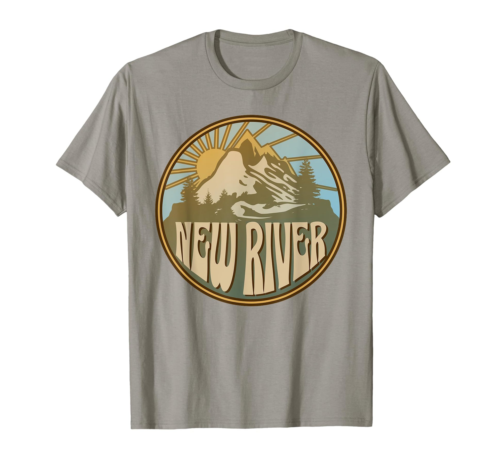 New River Gorge Nature Mountains Hiking T-Shirt - Unique Graphic Unisex - T-Shirt, Sweatshirt, Hoodie