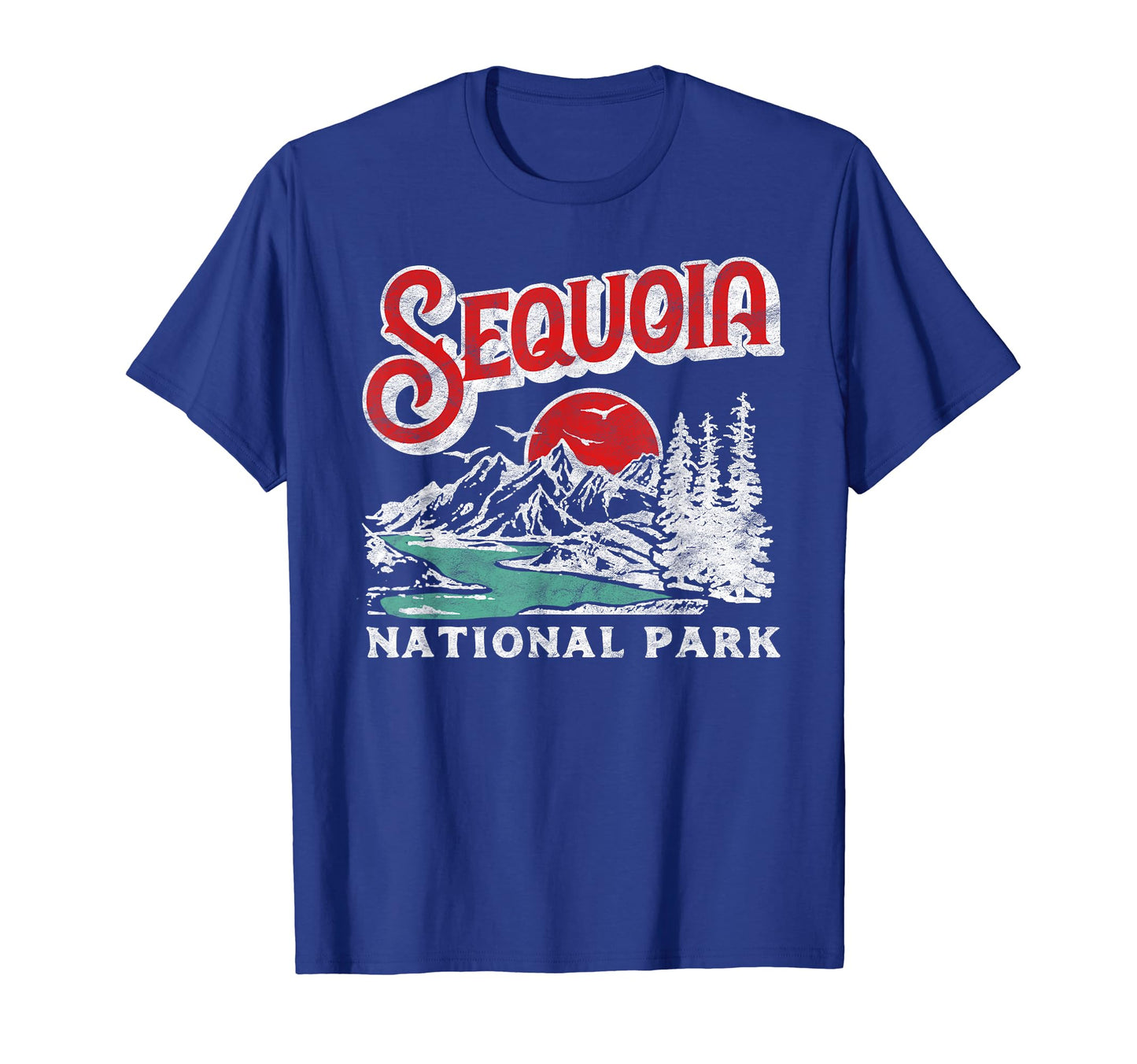Sequoia National Park 80S California T-Shirt - Minimalist Print Unisex - T-Shirt, Sweatshirt, Hoodie