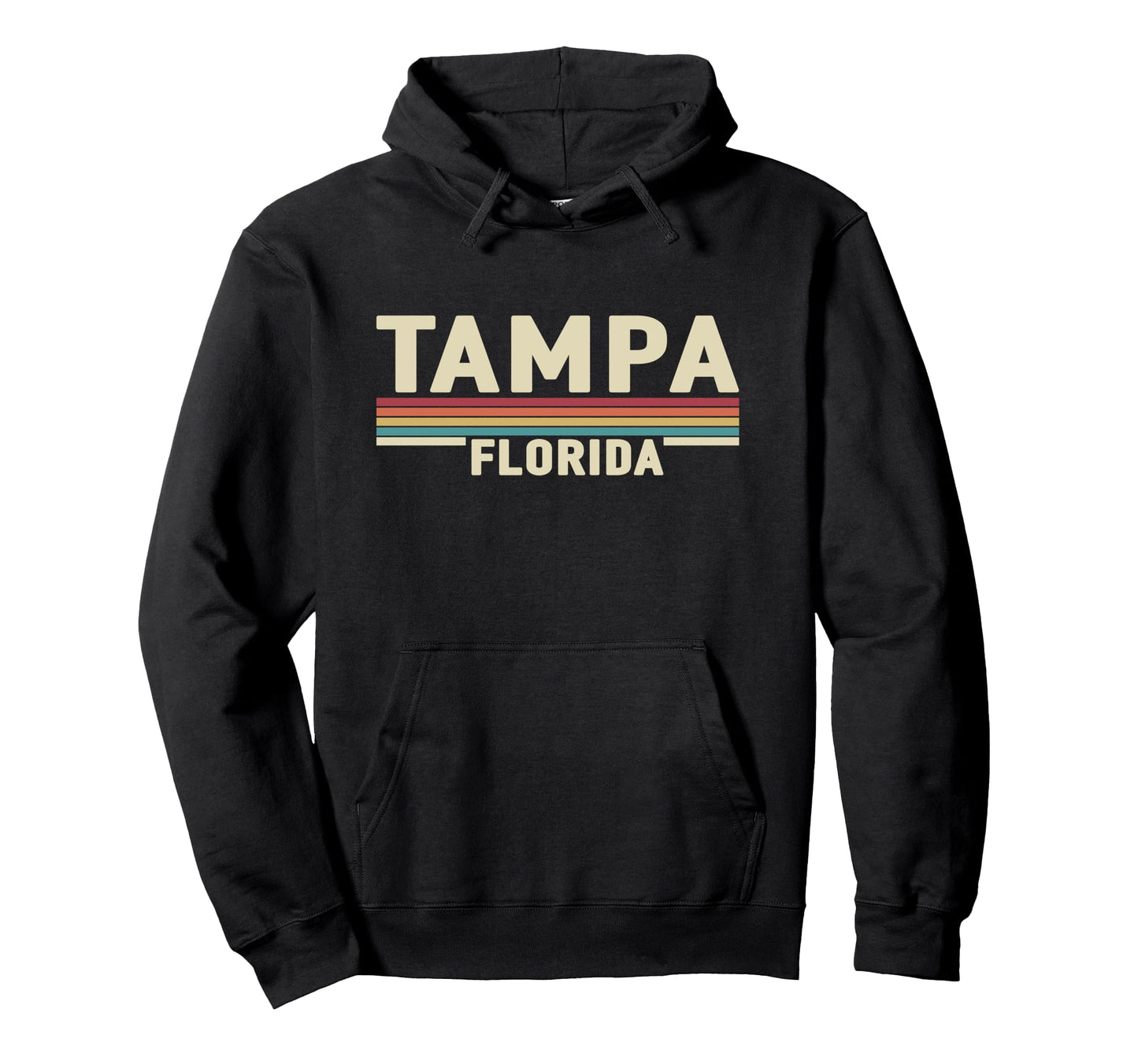 Tampa Florida Stripes Hoodie - Unique Graphic Men Women - T-Shirt, Sweatshirt, Hoodie