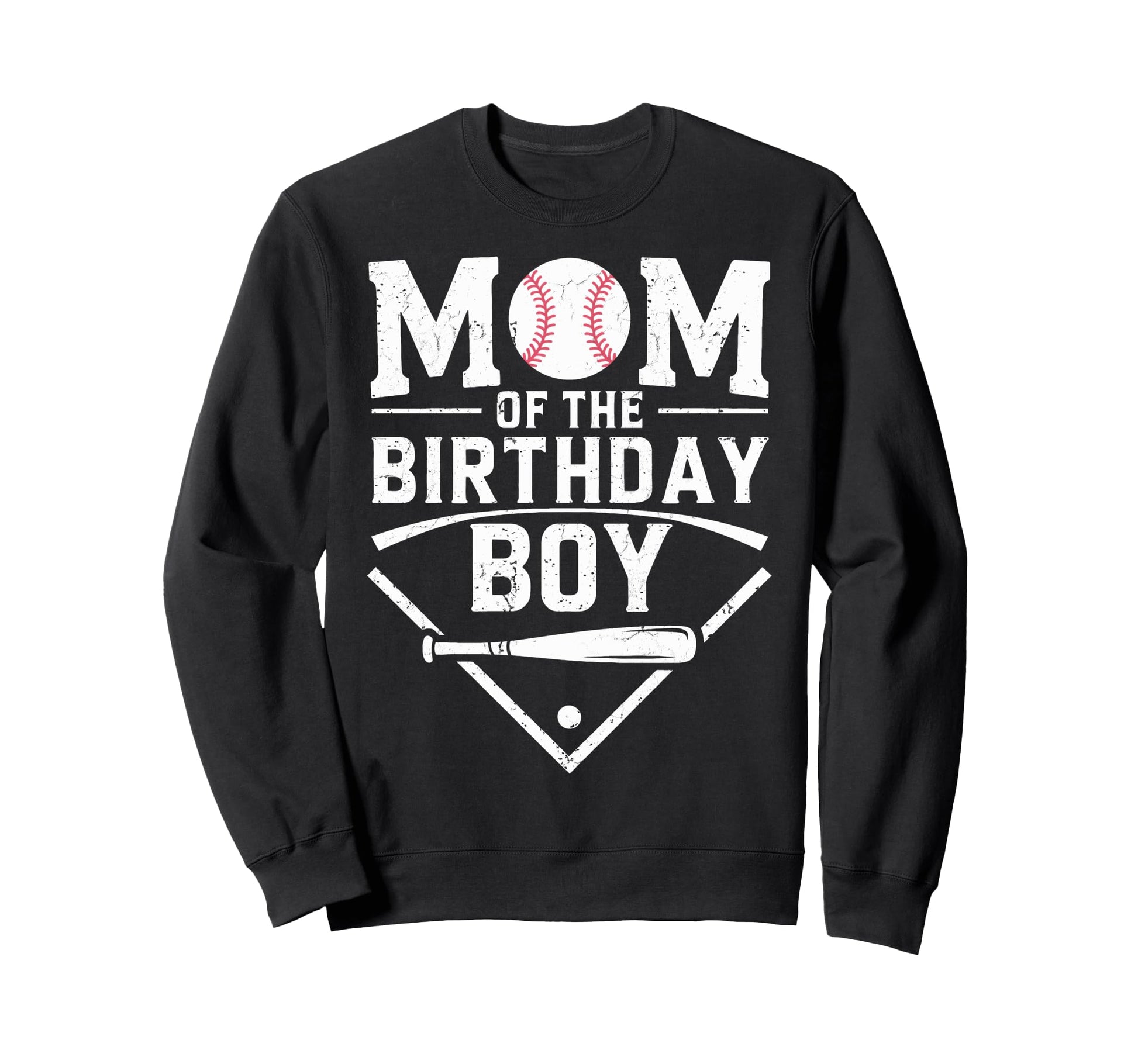 Funny Mom Birthday Baseball Party Mom Sweatshirt - Aesthetic Graphic Unisex - T-Shirt, Sweatshirt, Hoodie