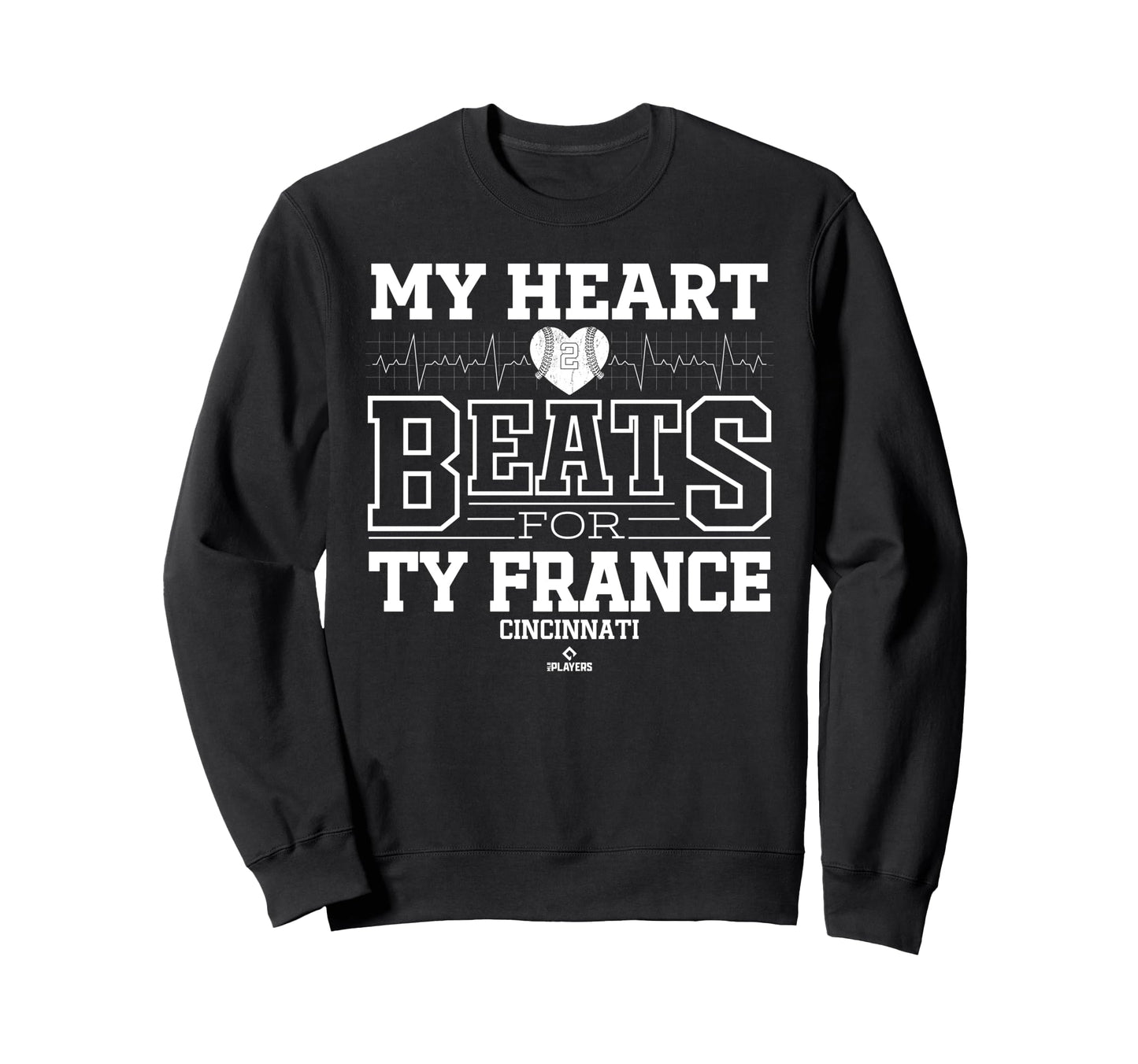 My Heart Beats Ty France Sweatshirt - Custom Art Print Men Women - T-Shirt, Sweatshirt, Hoodie