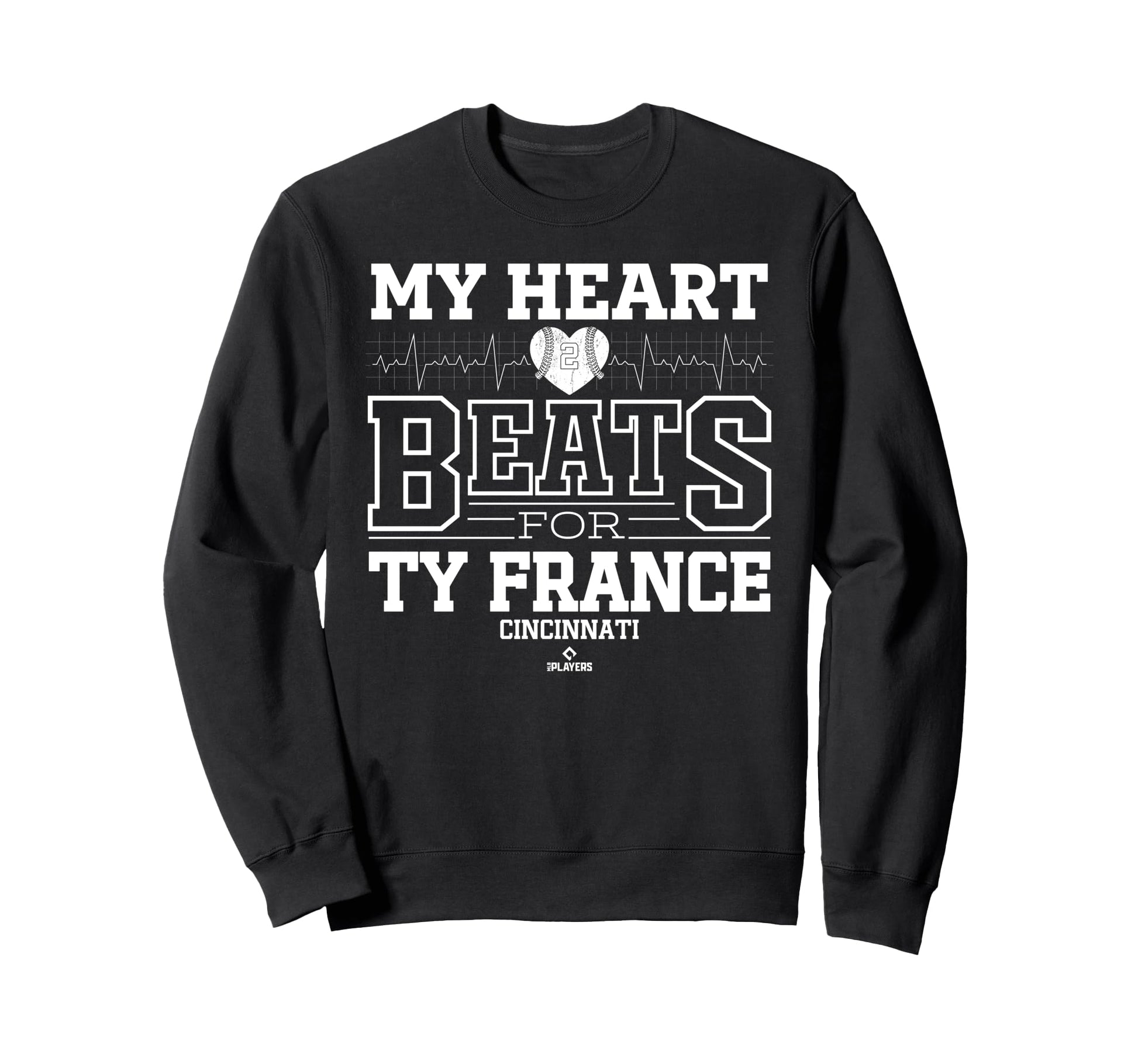 My Heart Beats Ty France Sweatshirt - Custom Art Print Men Women - T-Shirt, Sweatshirt, Hoodie