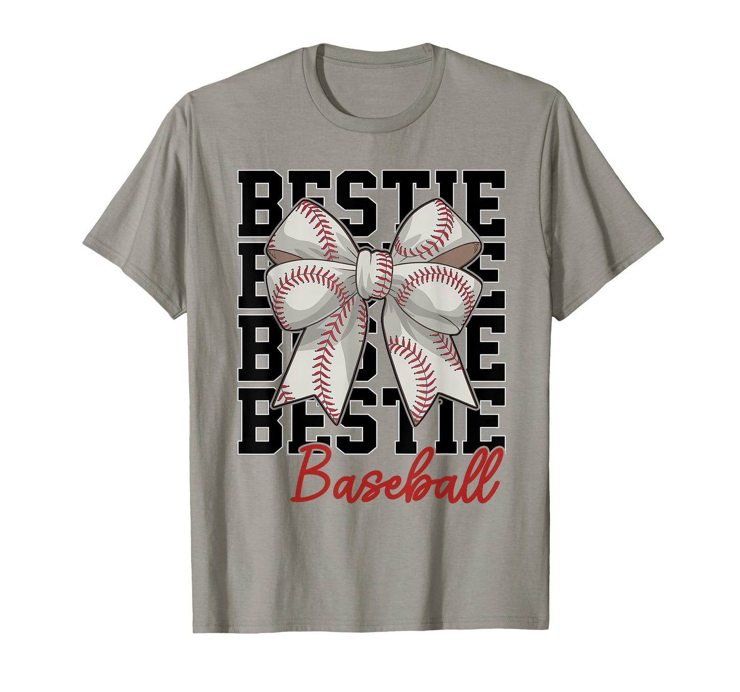 Baseball Bestie Coquette Bow Biggest T-Shirt - Custom Art Print for Adults - T-Shirt, Sweatshirt, Hoodie