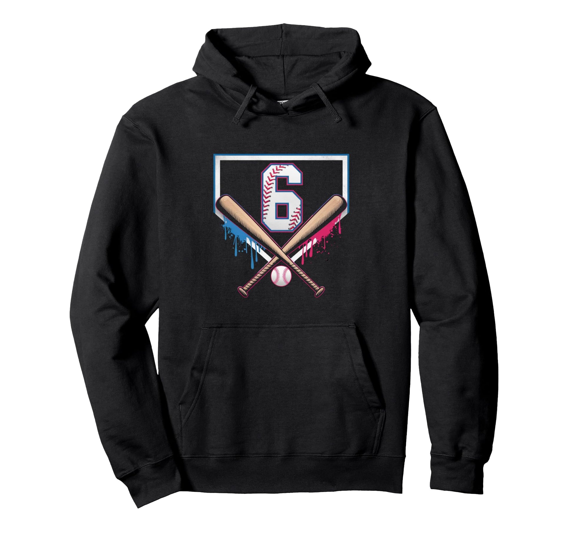 Sprinkle 6Th Birthday Baseball Home Hoodie - Minimalist Print Men Women - T-Shirt, Sweatshirt, Hoodie