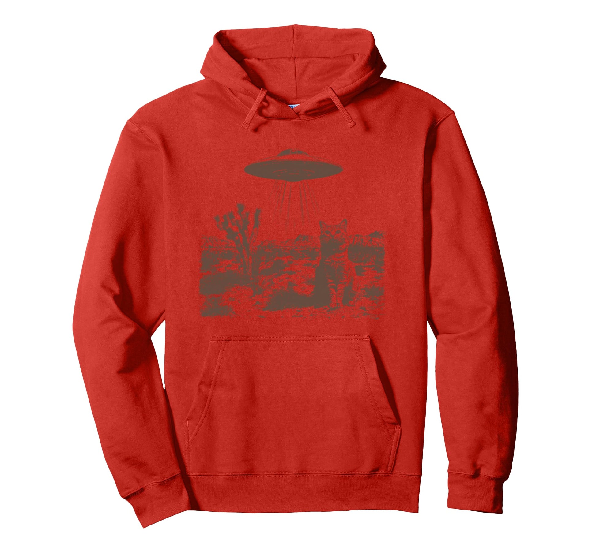 Ufo Cowboy Cat Hoodie - Streetwear Style for Adults - T-Shirt, Sweatshirt, Hoodie