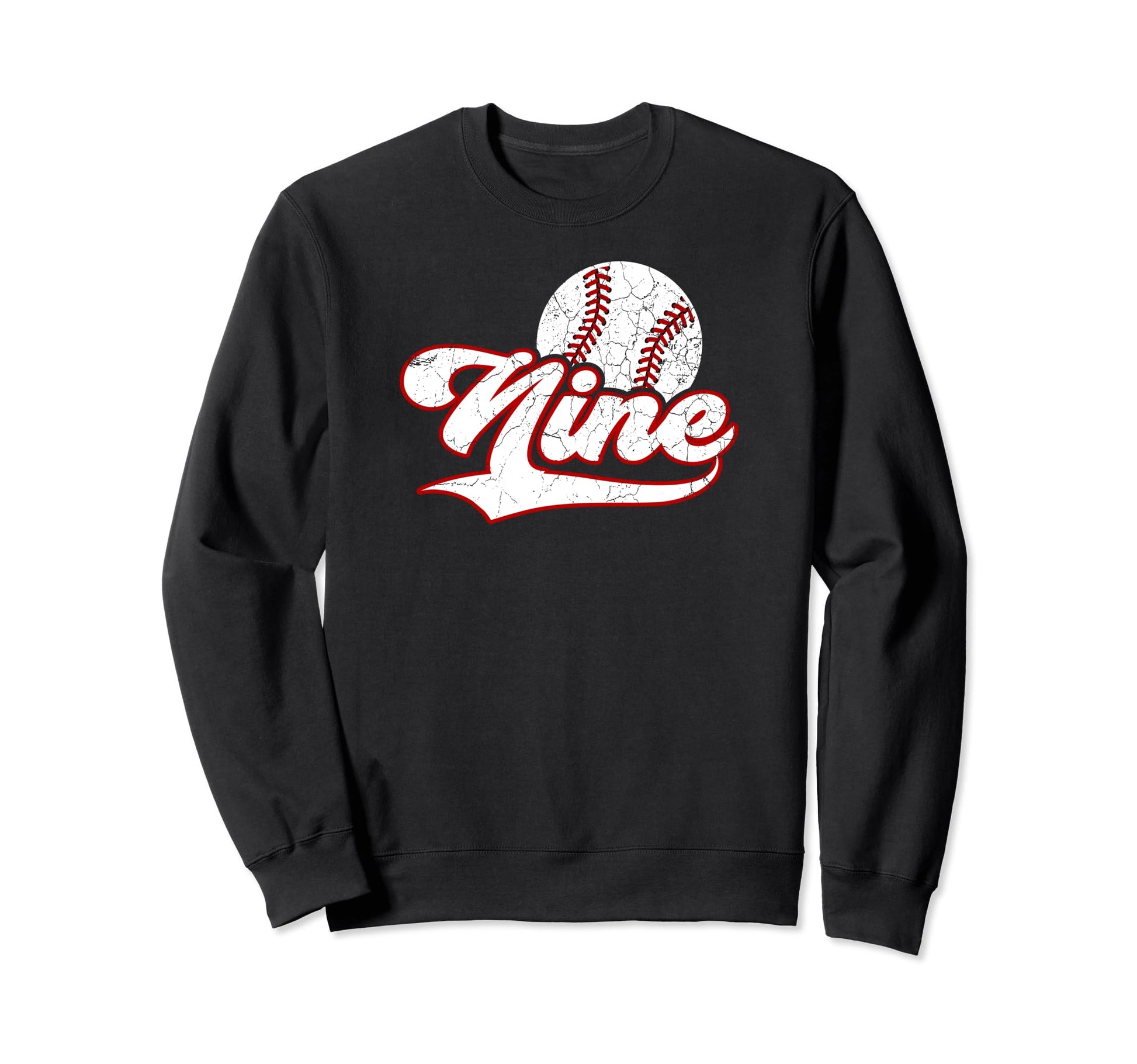 9Th Birthday Party Baseball 9 Year Sweatshirt - Unique Graphic Men Women - T-Shirt, Sweatshirt, Hoodie