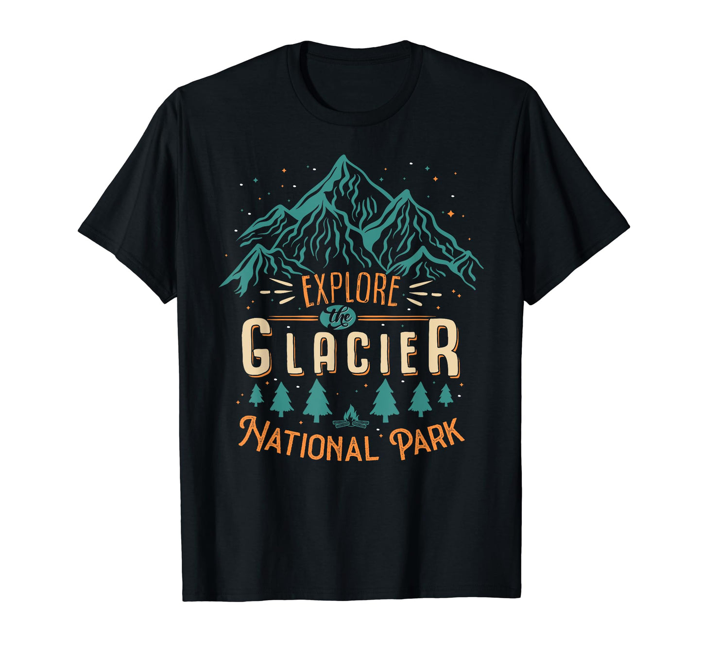 Glacier National Park Us Glacier T-Shirt - Streetwear Style Unisex - T-Shirt, Sweatshirt, Hoodie