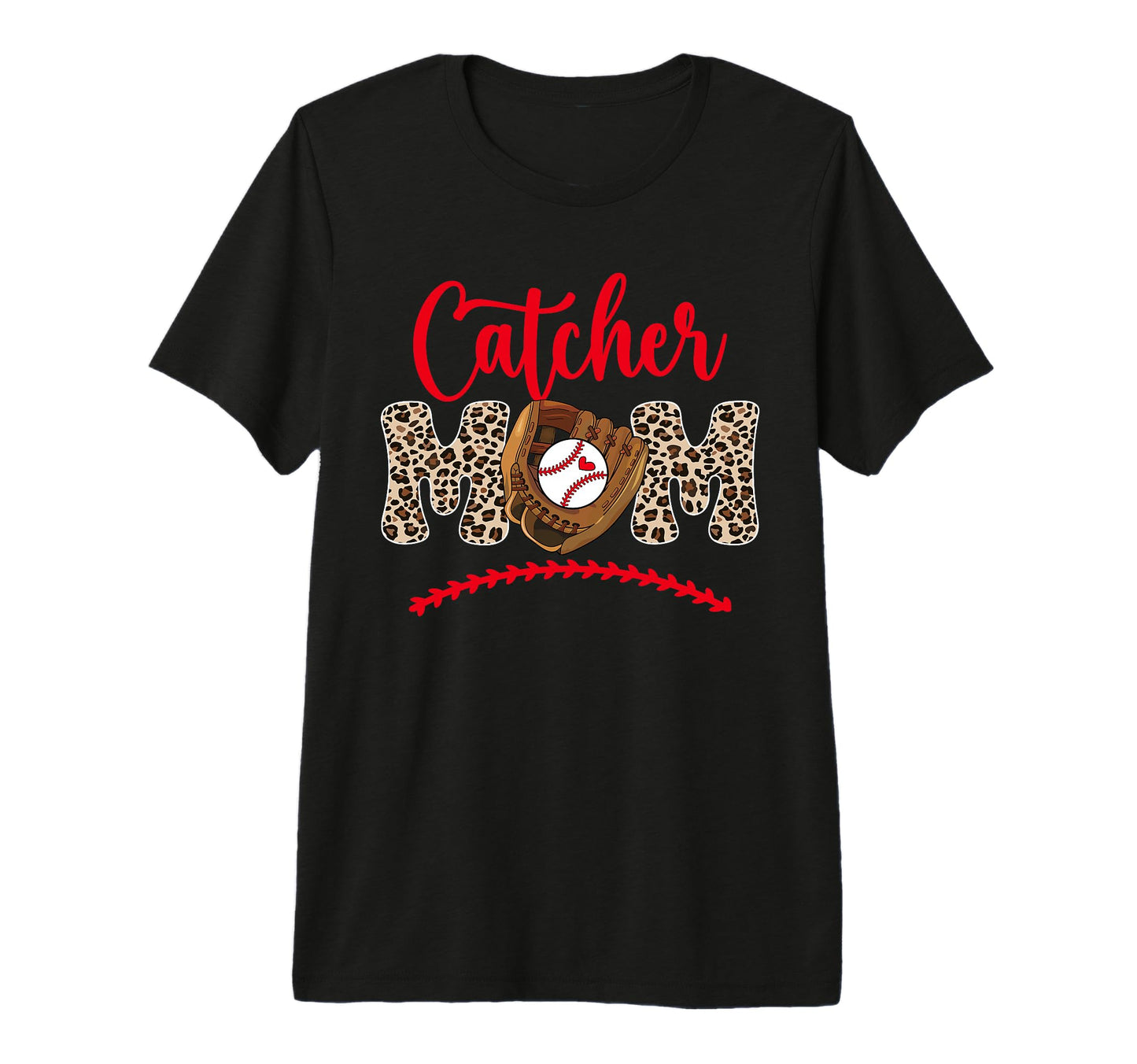 Baseball Catcher Mom Baseball Catcher T-Shirt - Minimalist Print Men Women - T-Shirt, Sweatshirt, Hoodie