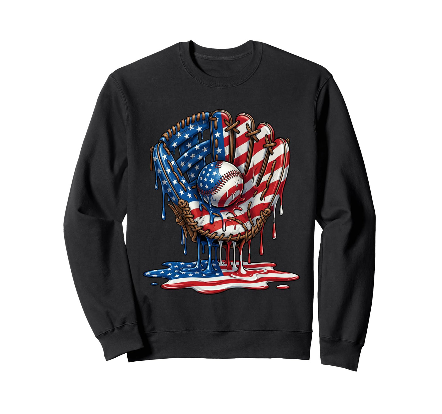 Usa 250Th Birthday Baseball Sweatshirt - Fun Novelty Design for Adults - T-Shirt, Sweatshirt, Hoodie