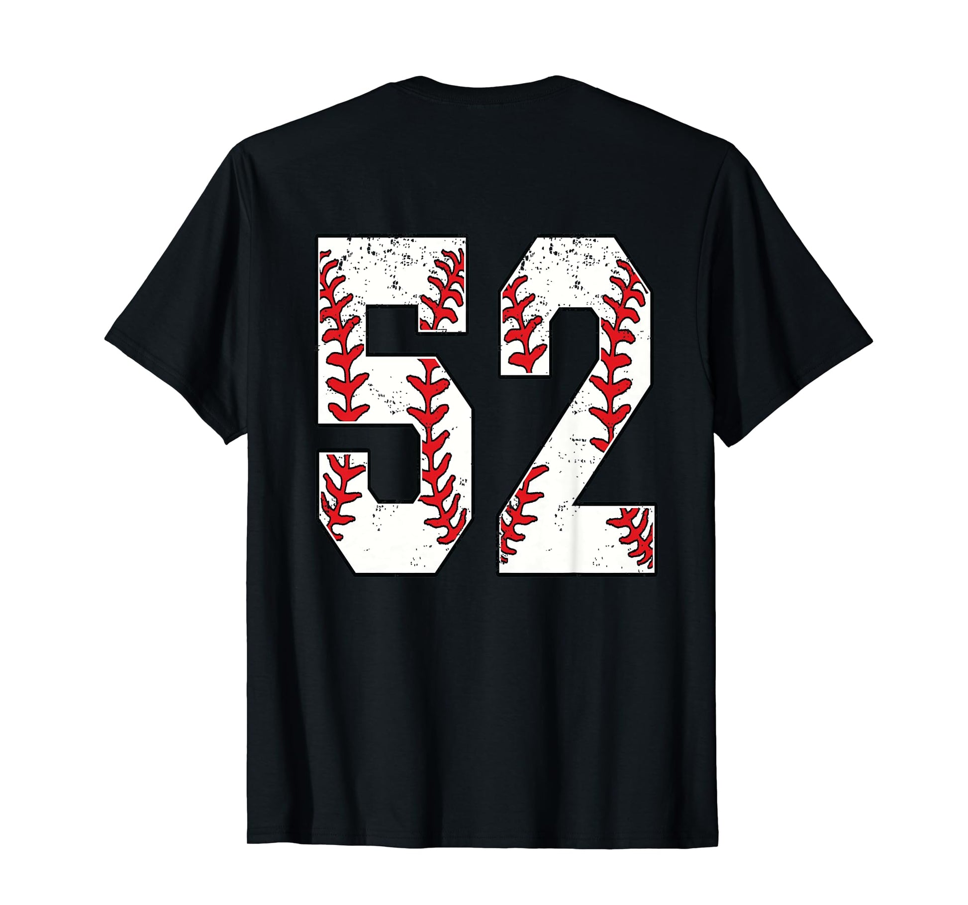 Number 52 Baseball Jersey Number 52 Back T-Shirt - Graphic Print for Adults - T-Shirt, Sweatshirt, Hoodie