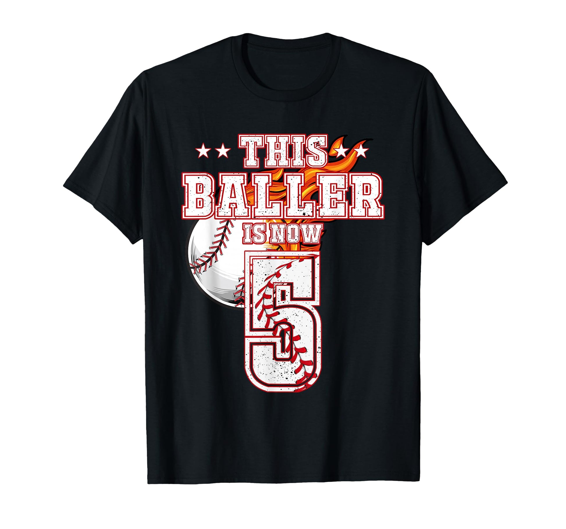 This Baller Is Now 5 Years Old T-Shirt - Streetwear Style Men Women - T-Shirt, Sweatshirt, Hoodie