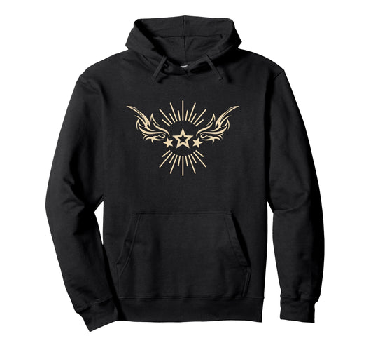 90S Y2K Star Wings Hoodie - Casual Everyday Wear for Adults - T-Shirt, Sweatshirt, Hoodie