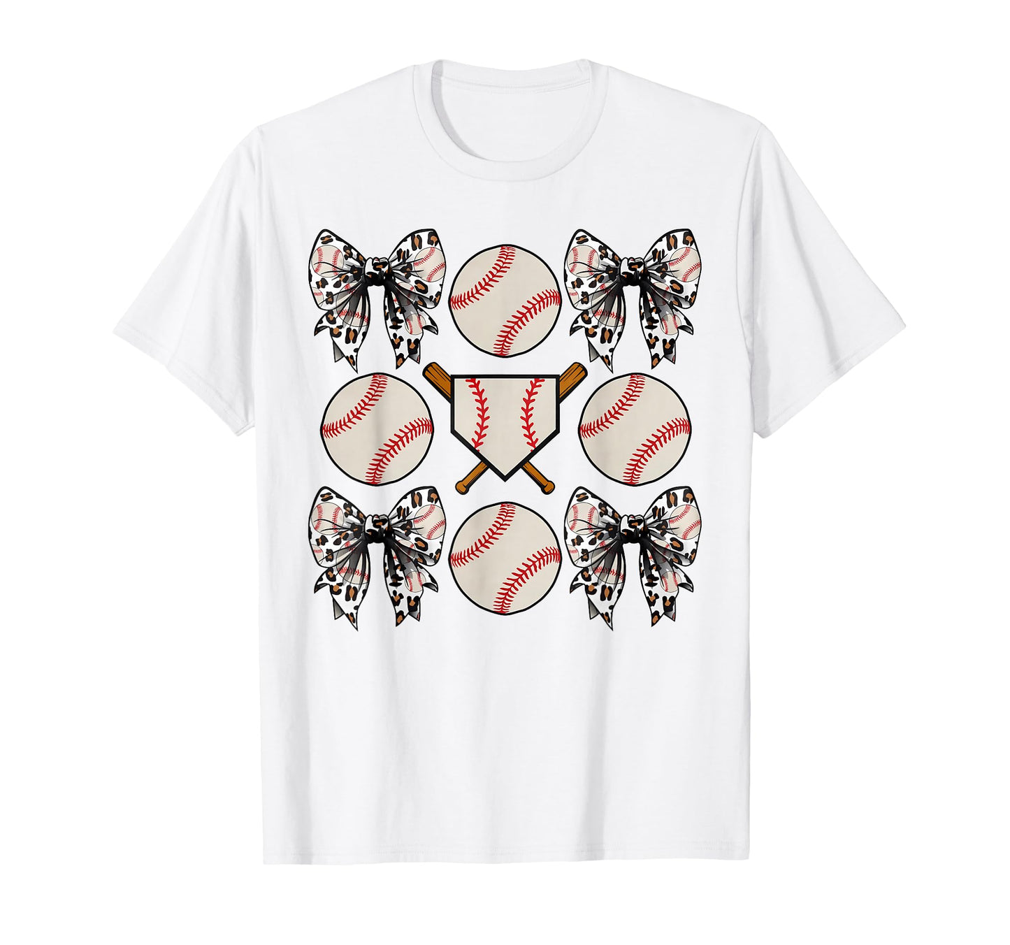 Baseball Team Coquette Bow T-Shirt - Casual Everyday Wear for Adults - T-Shirt, Sweatshirt, Hoodie