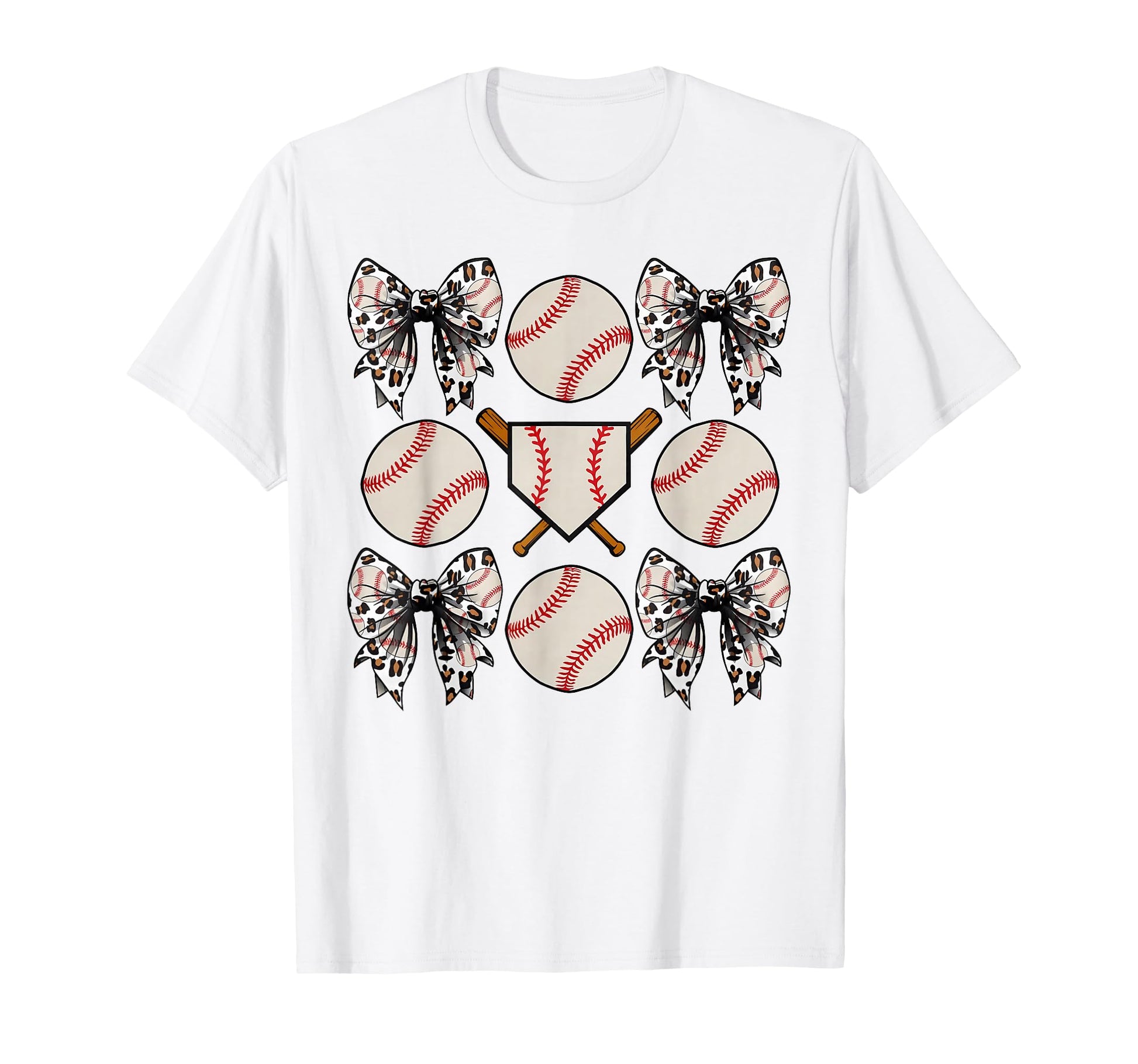 Baseball Team Coquette Bow T-Shirt - Casual Everyday Wear for Adults - T-Shirt, Sweatshirt, Hoodie