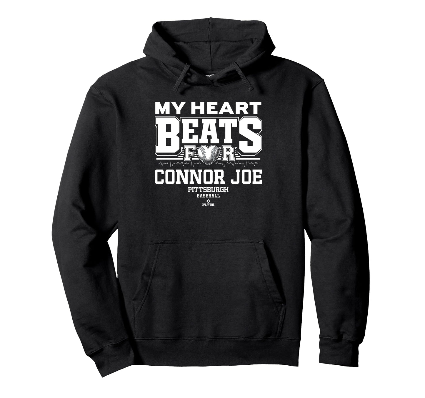 My Heart Beats Connor Joe Pittsburgh Hoodie - Unique Graphic for Adults - T-Shirt, Sweatshirt, Hoodie