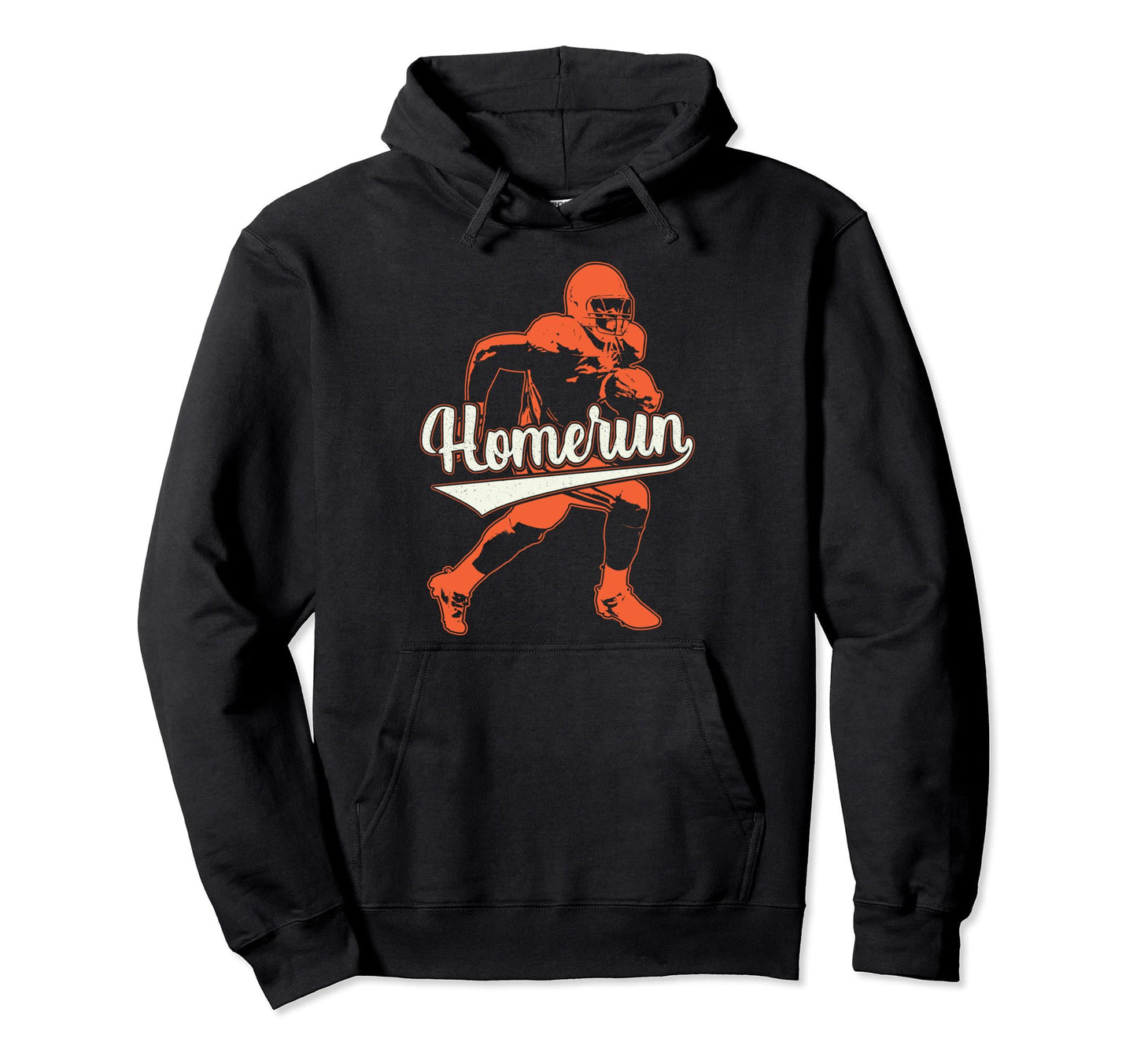 Funny Sarcastic Homerun Football Hoodie - Aesthetic Graphic Unisex - T-Shirt, Sweatshirt, Hoodie