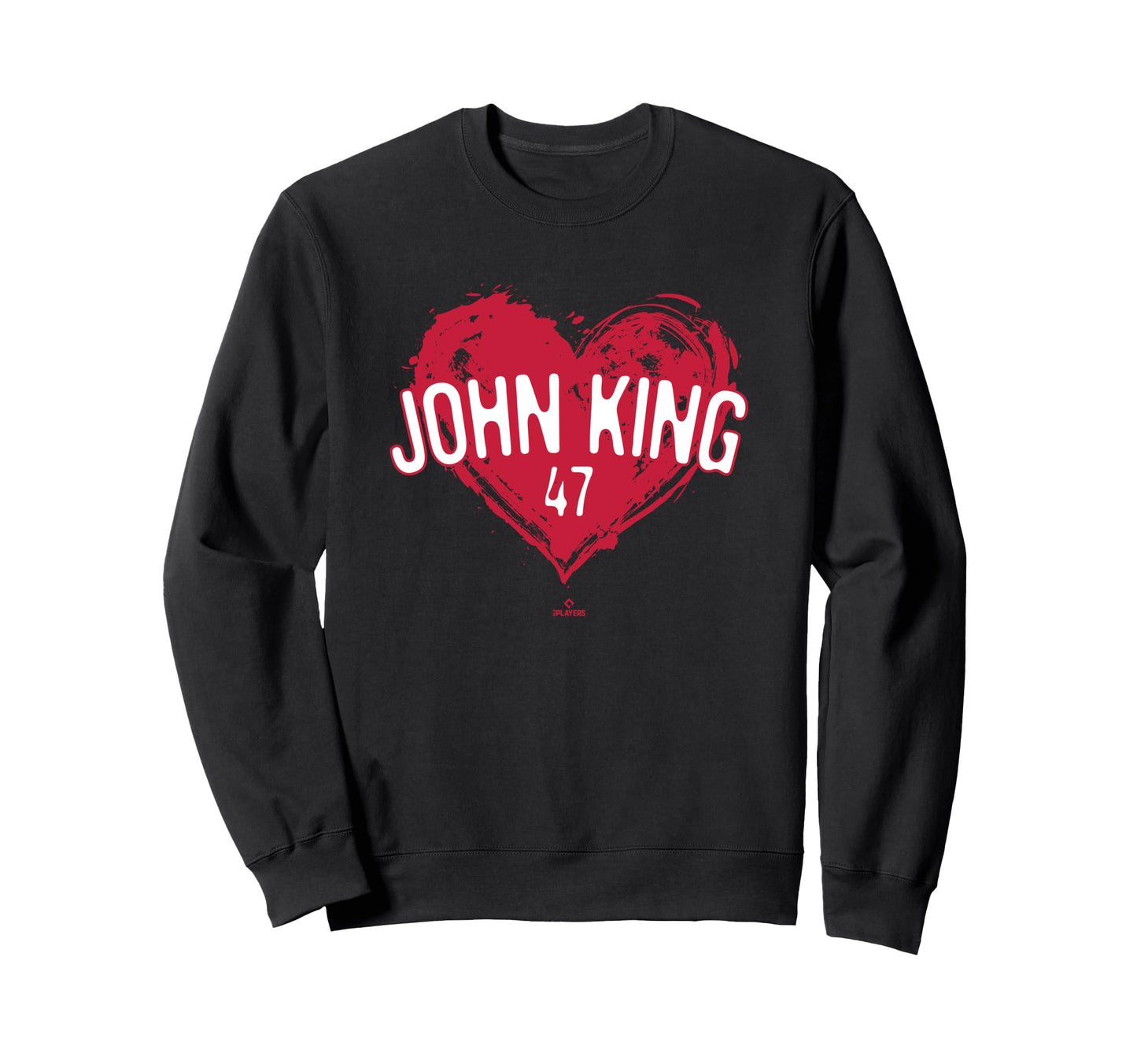 Distressed Heart John King St Louis Sweatshirt - Trendy Graphic for Adults - T-Shirt, Sweatshirt, Hoodie