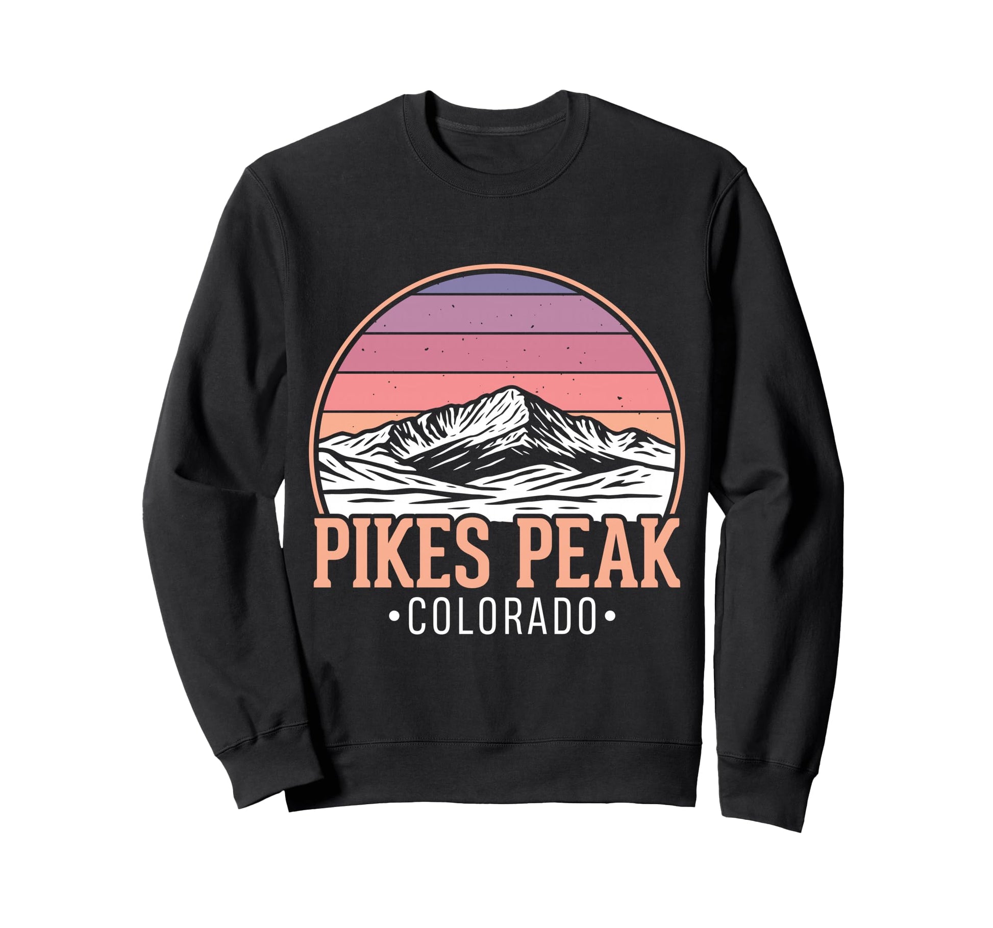 Pikes Peak Outdoo Art Mountain Sweatshirt - Custom Art Print Unisex - T-Shirt, Sweatshirt, Hoodie
