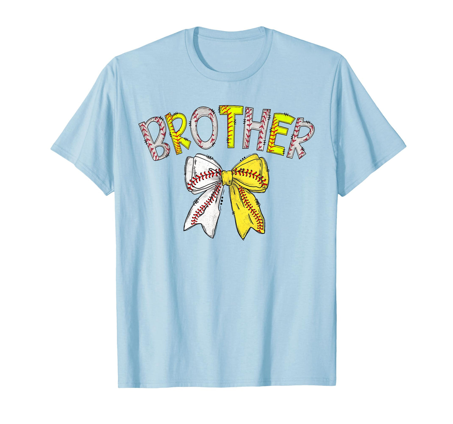 Brother Both Half Baseball Softball T-Shirt - Aesthetic Graphic Men Women - T-Shirt, Sweatshirt, Hoodie