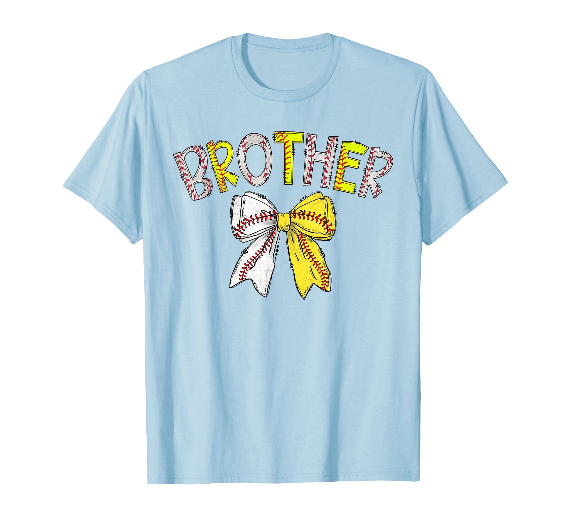 Brother Both Half Baseball Softball T-Shirt - Aesthetic Graphic Men Women - T-Shirt, Sweatshirt, Hoodie