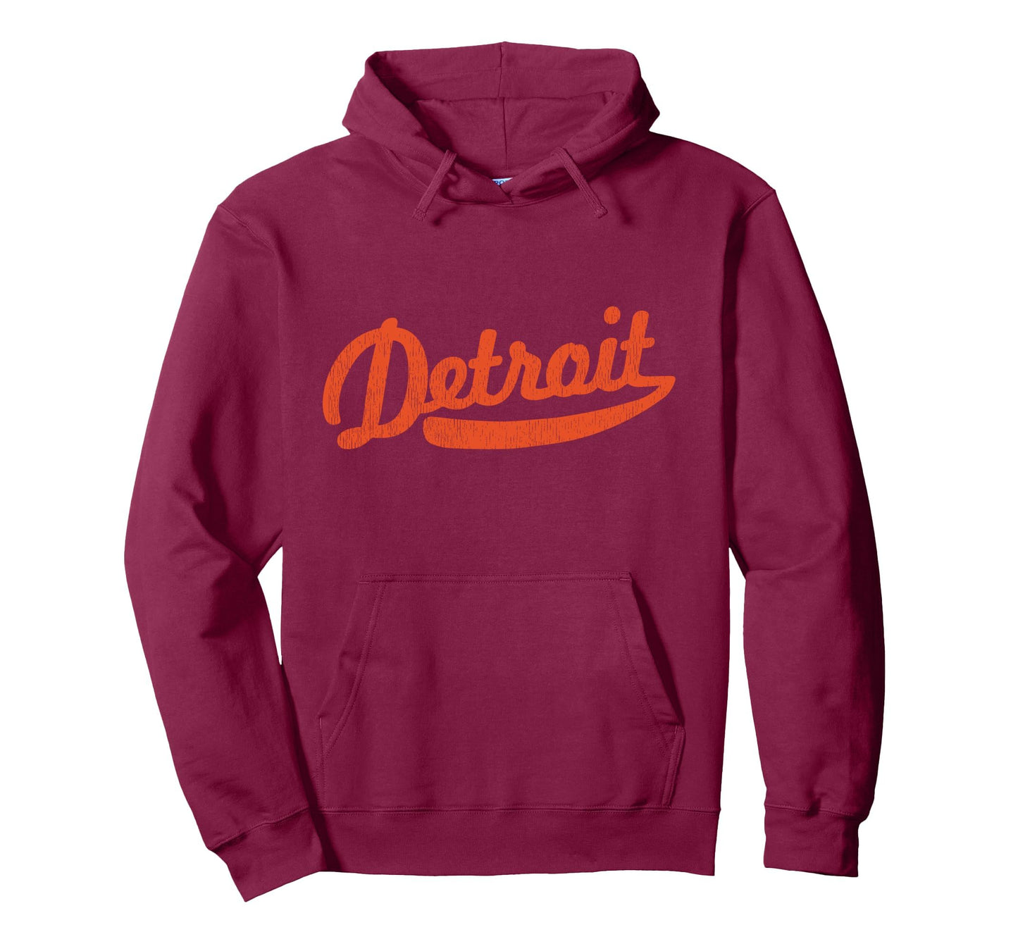 Distressed Detroit Baseball Stuff Hoodie - Minimalist Print for Adults - T-Shirt, Sweatshirt, Hoodie