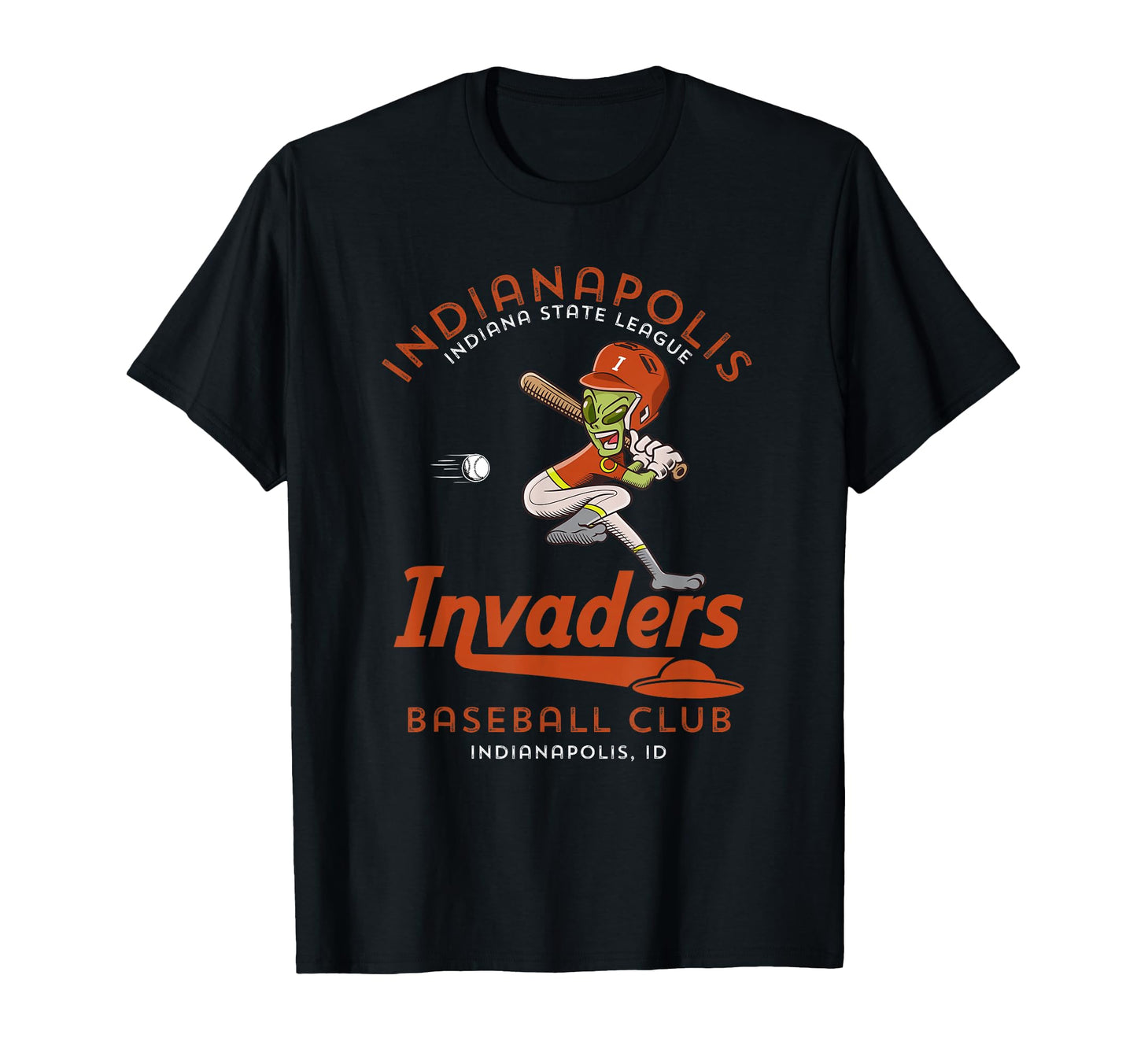 Indianapolis Invaders Minor League T-Shirt - Graphic Print for Adults - T-Shirt, Sweatshirt, Hoodie