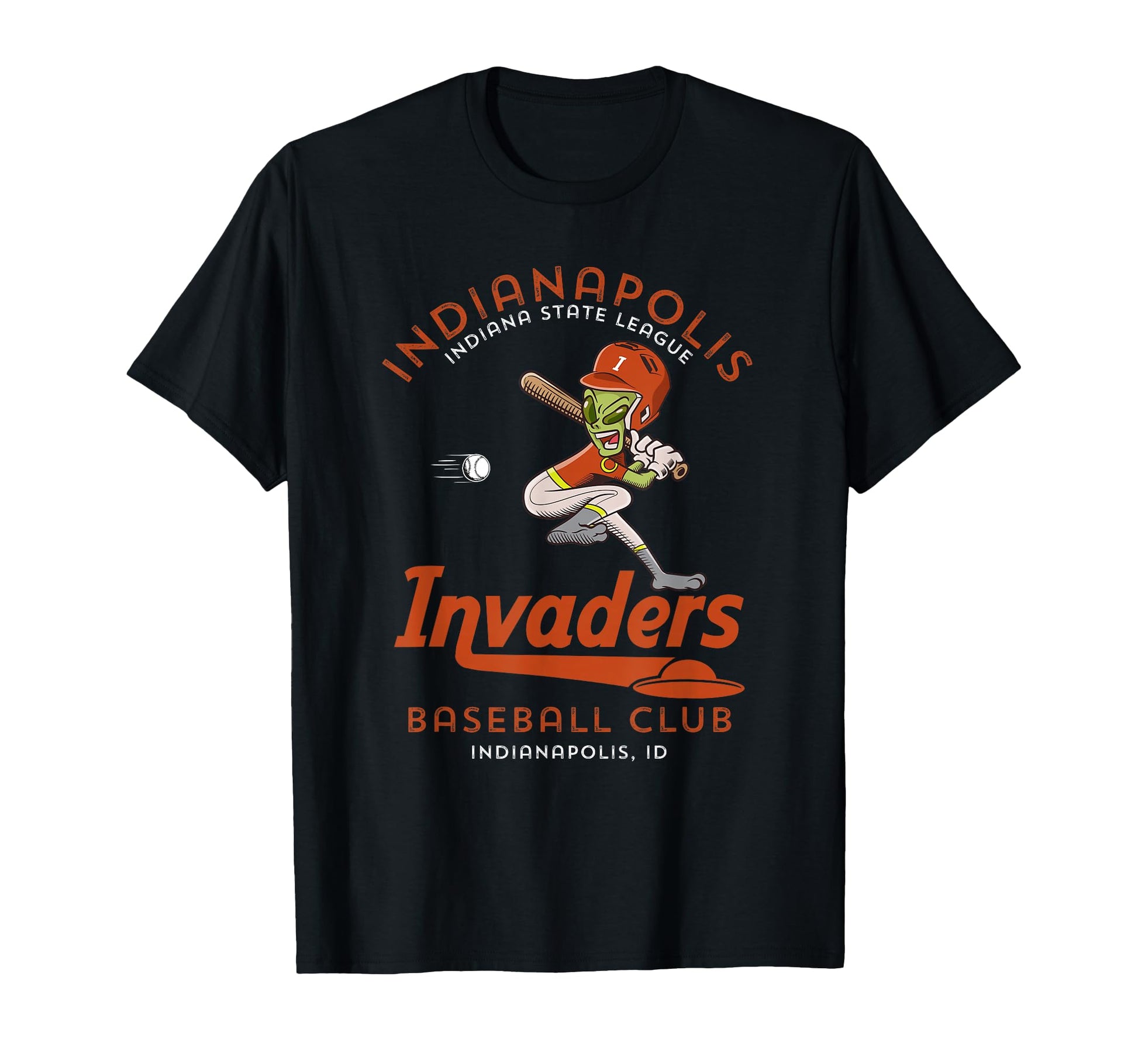 Indianapolis Invaders Minor League T-Shirt - Graphic Print for Adults - T-Shirt, Sweatshirt, Hoodie